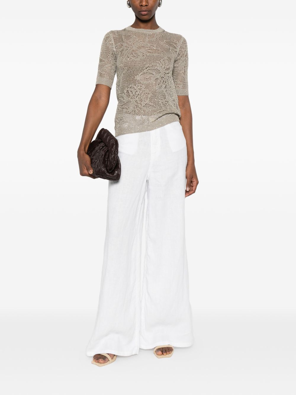Fabiana Filippi Women's Openwork T-Shirt