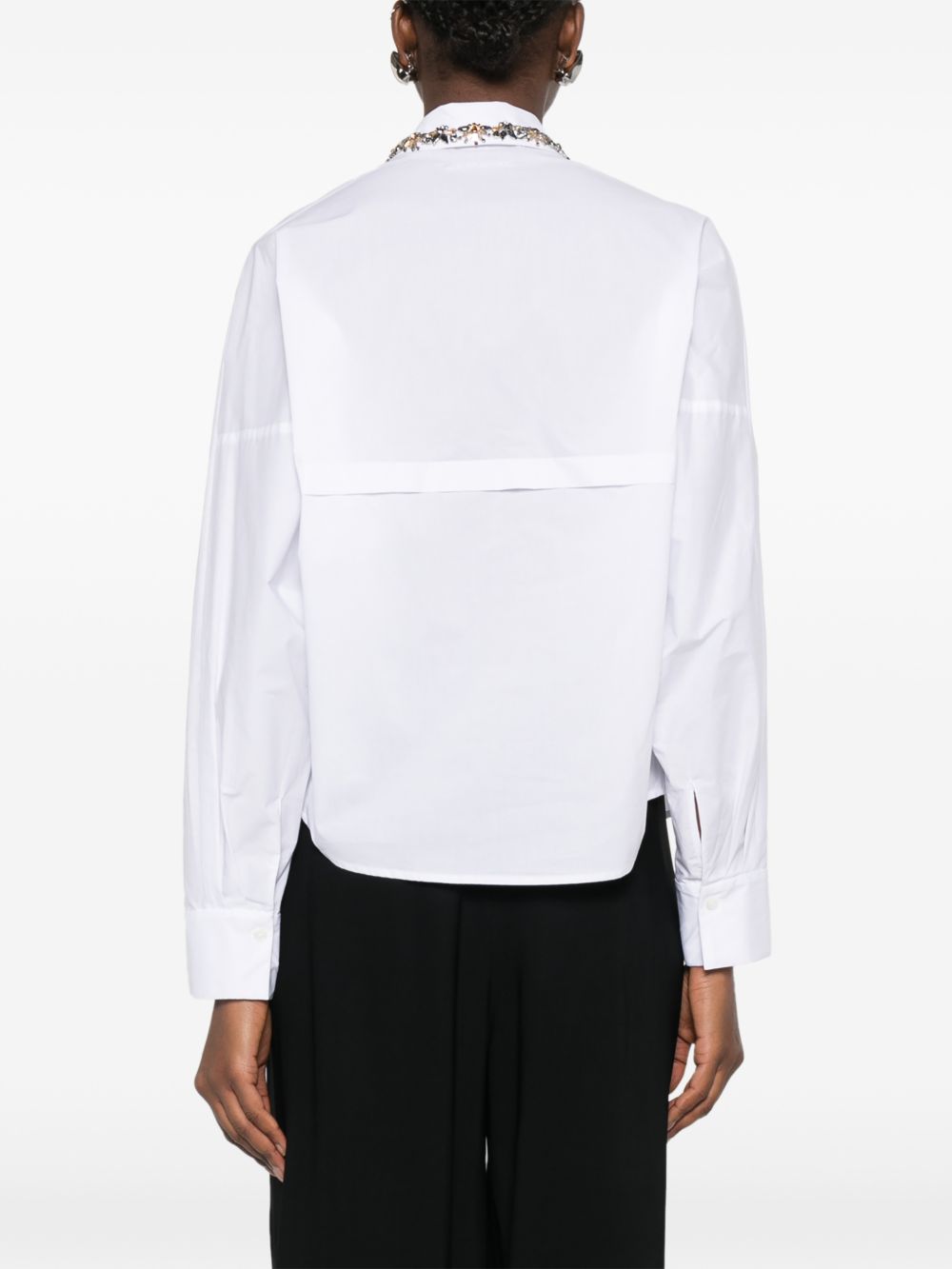 Ermanno Firenze Women's Embroidered Cotton Shirt
