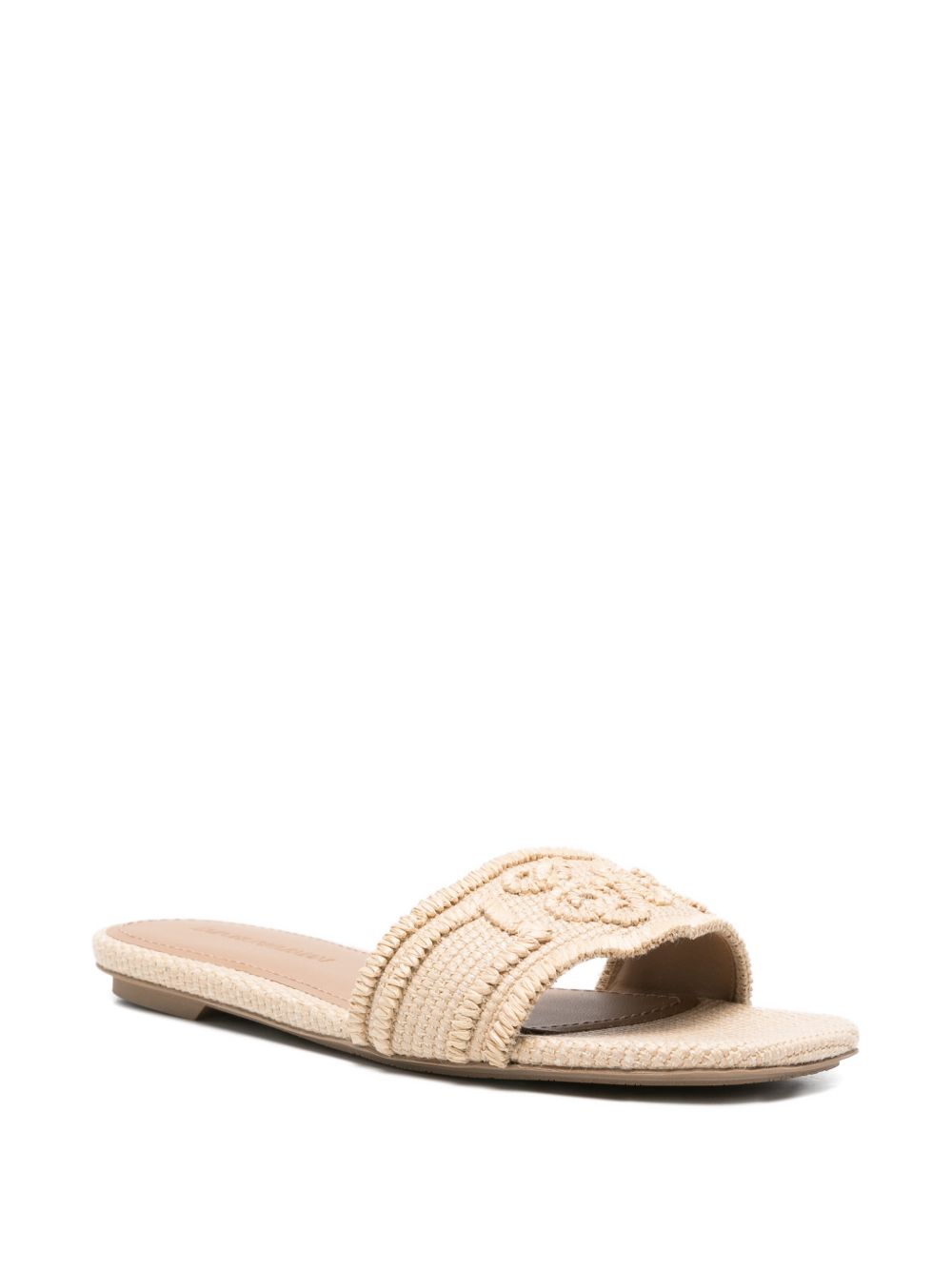 Emporio Armani Exclusive Women's Woven Raffia Sandals