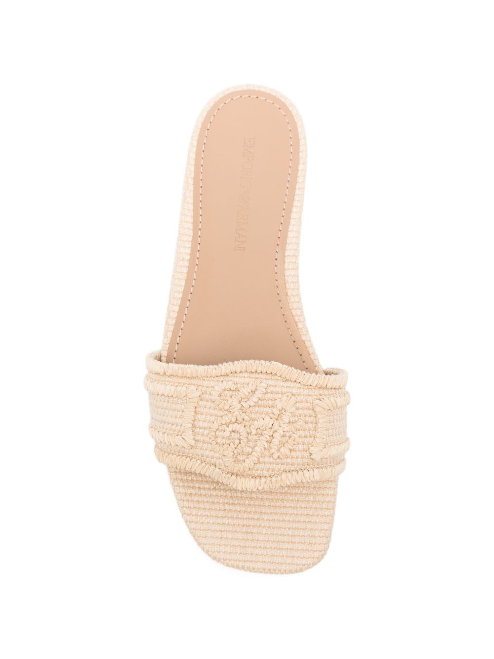 Emporio Armani Exclusive Women's Woven Raffia Sandals