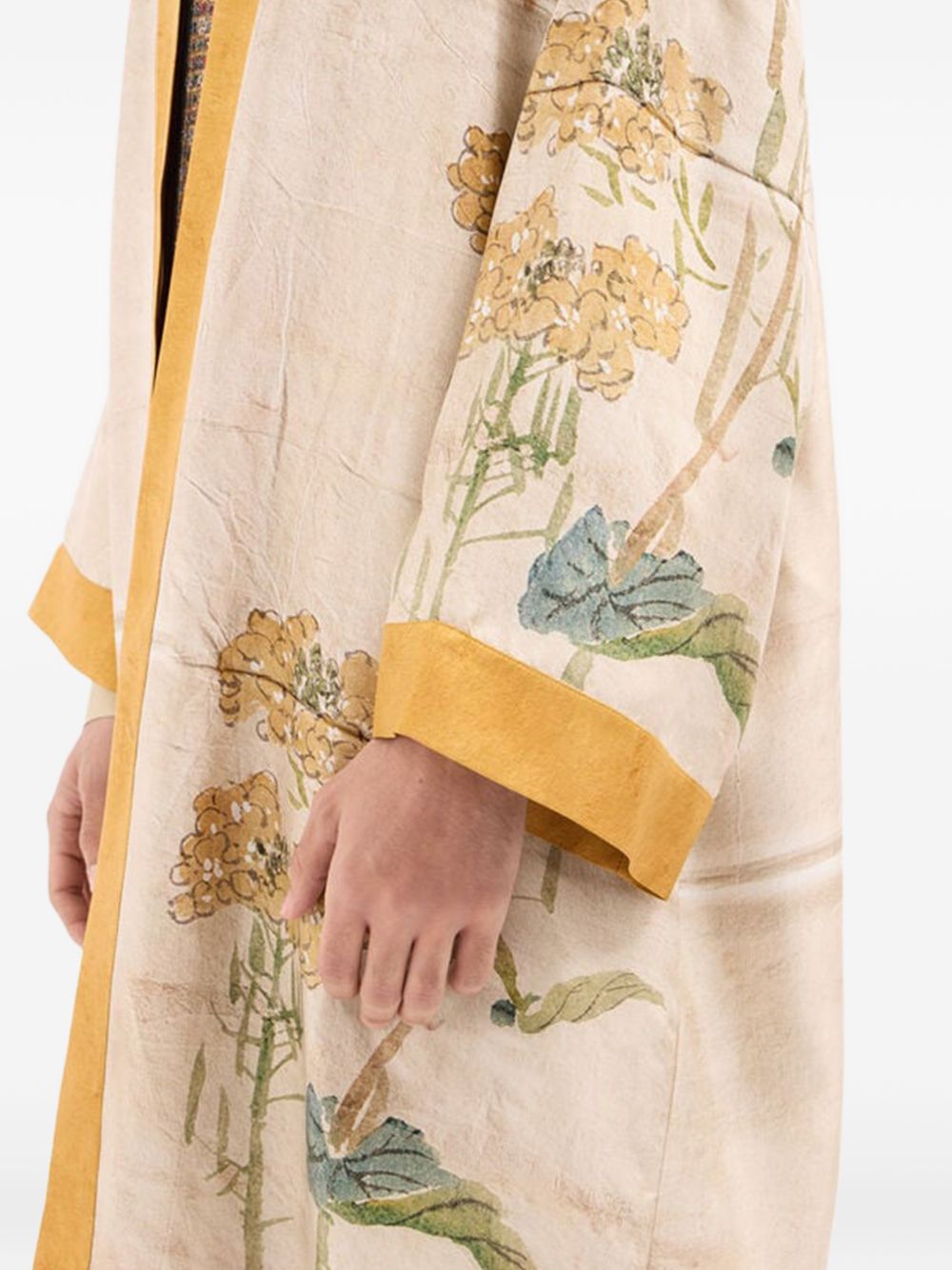 Pierre Louis Mascia Women's Printed Silk Kimono