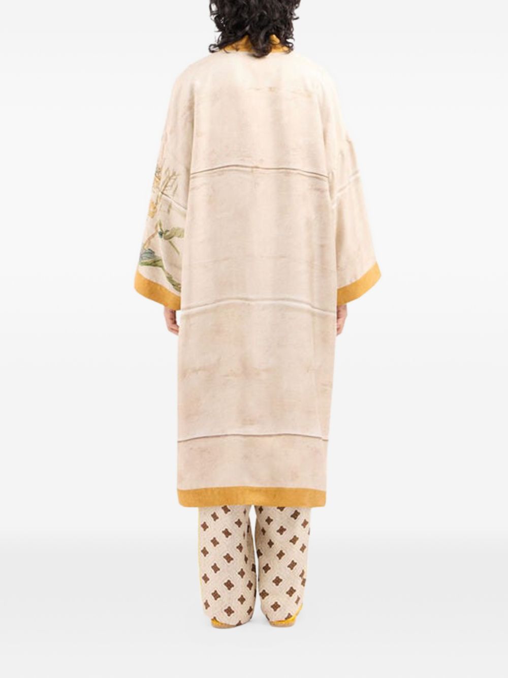Pierre Louis Mascia Women's Printed Silk Kimono