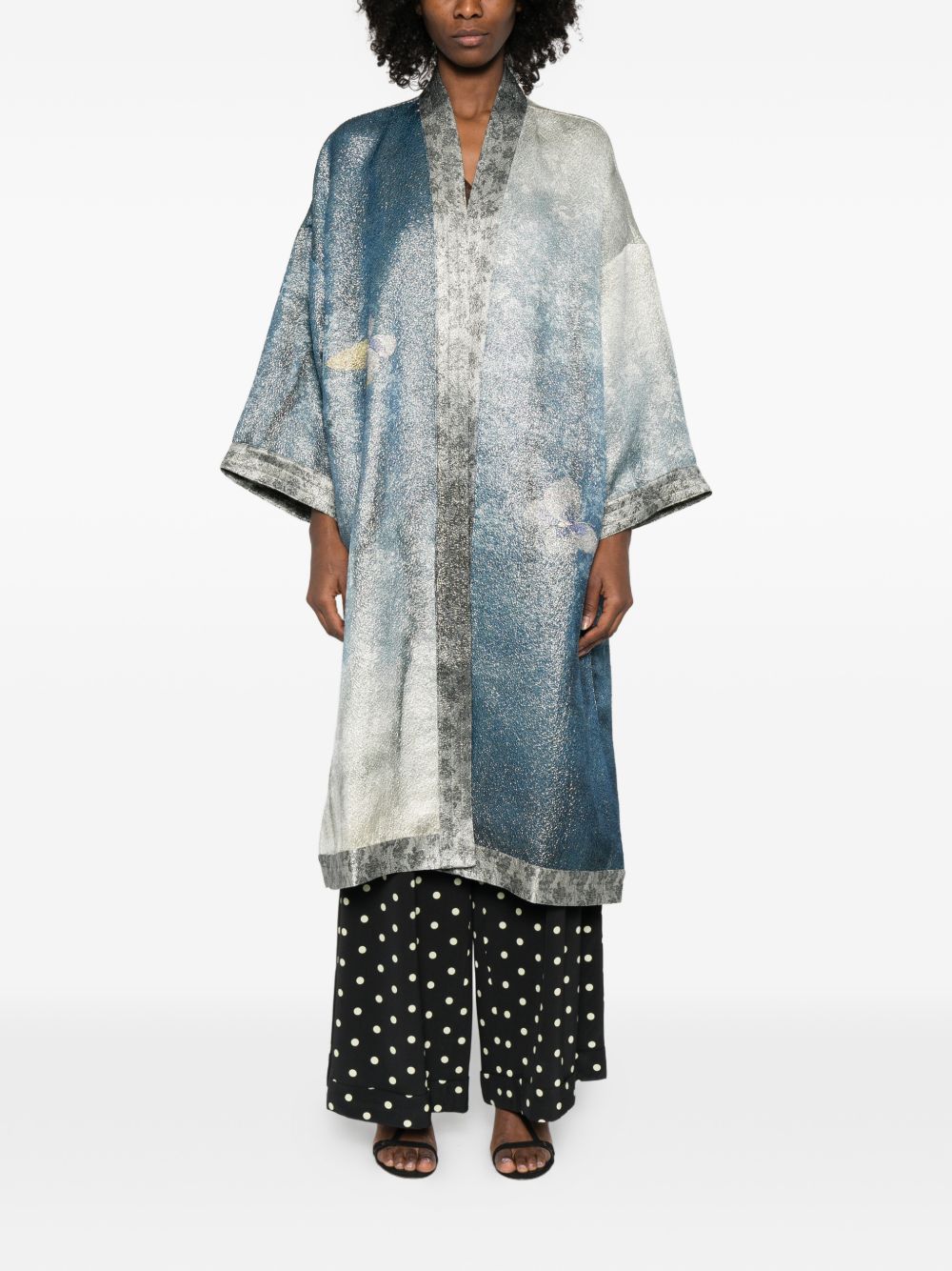 Pierre Louis Mascia Women's Printed Kimono Jacket