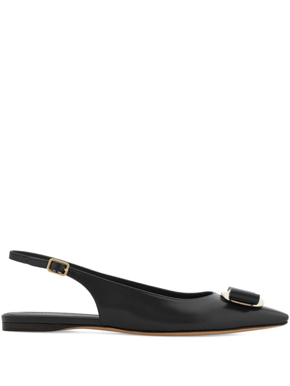 Ferragamo Women's New Vara Plate Flat Slingback
