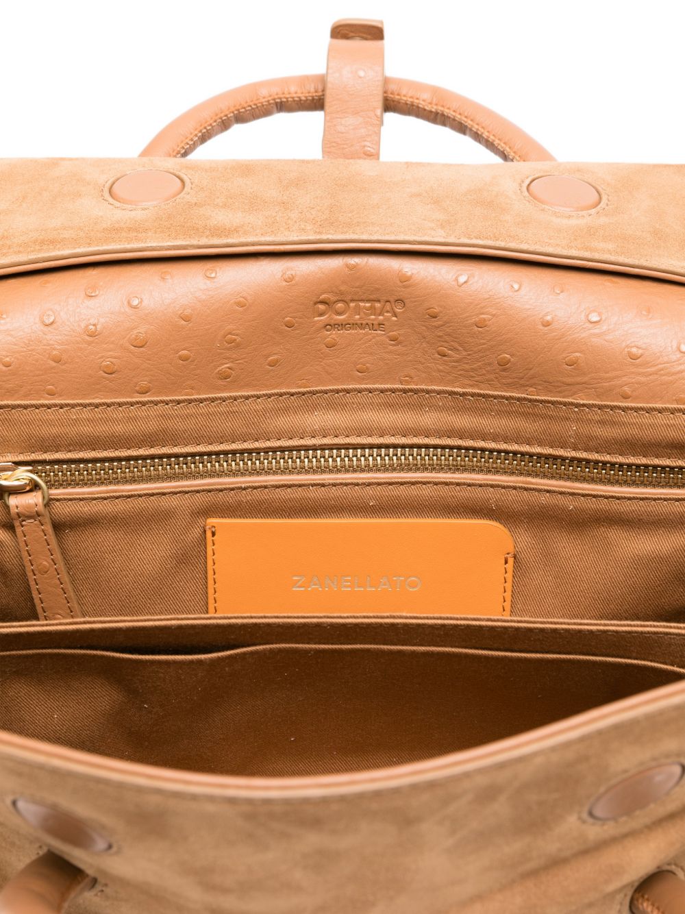 Zanellato Women's Dotta Brown Leather Handbag