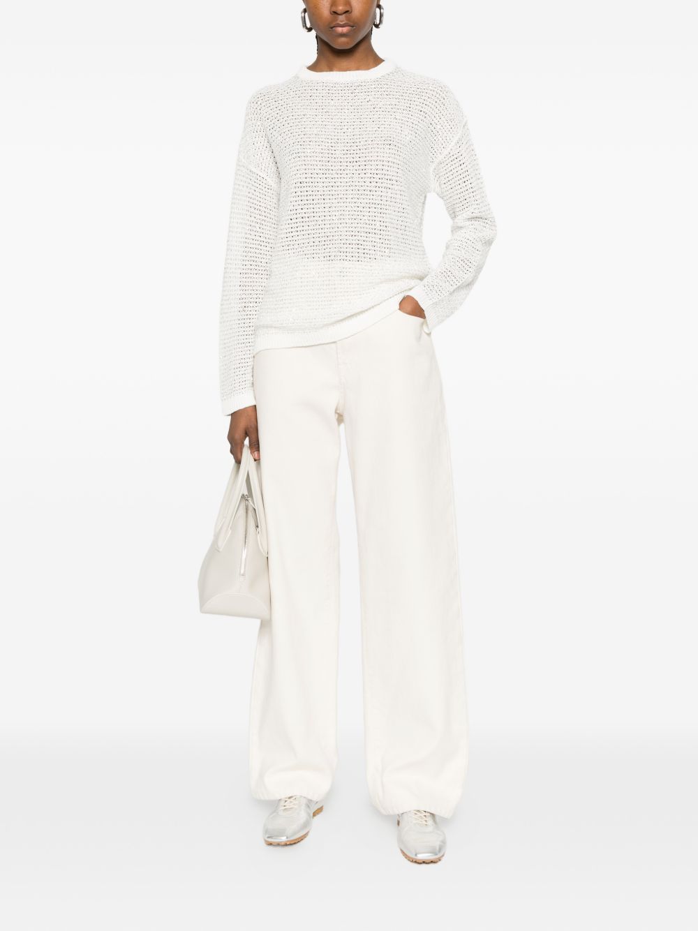 Fabiana Filippi Women's Cotton Crewneck Sweater