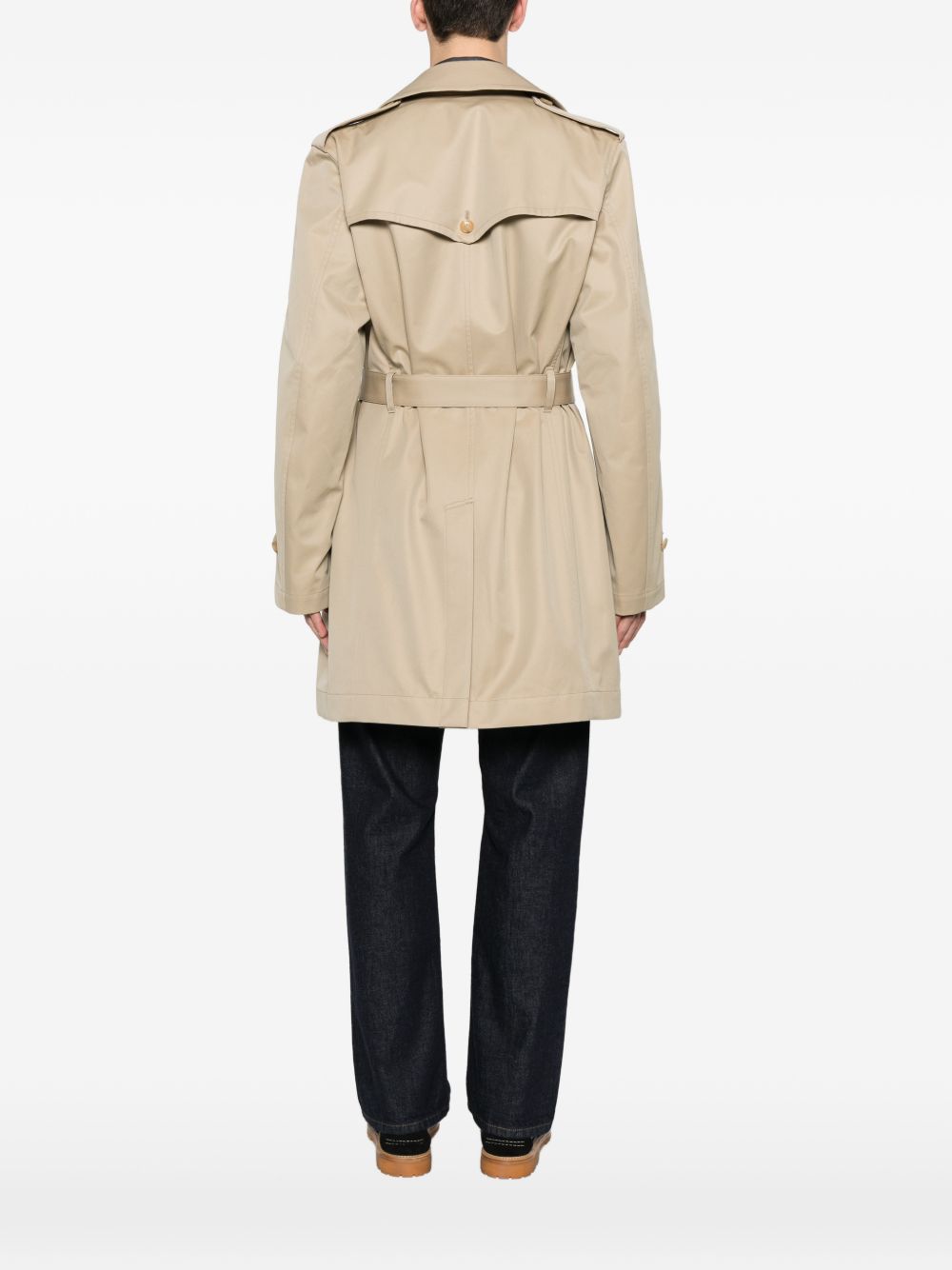 Junya Watanabe Men's Cotton Double-Breasted Coat