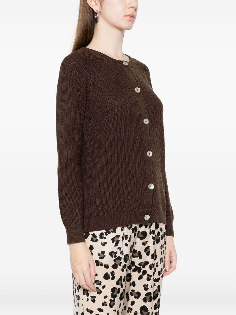 Beyou Women's Cotton And Cashmere Cardigan