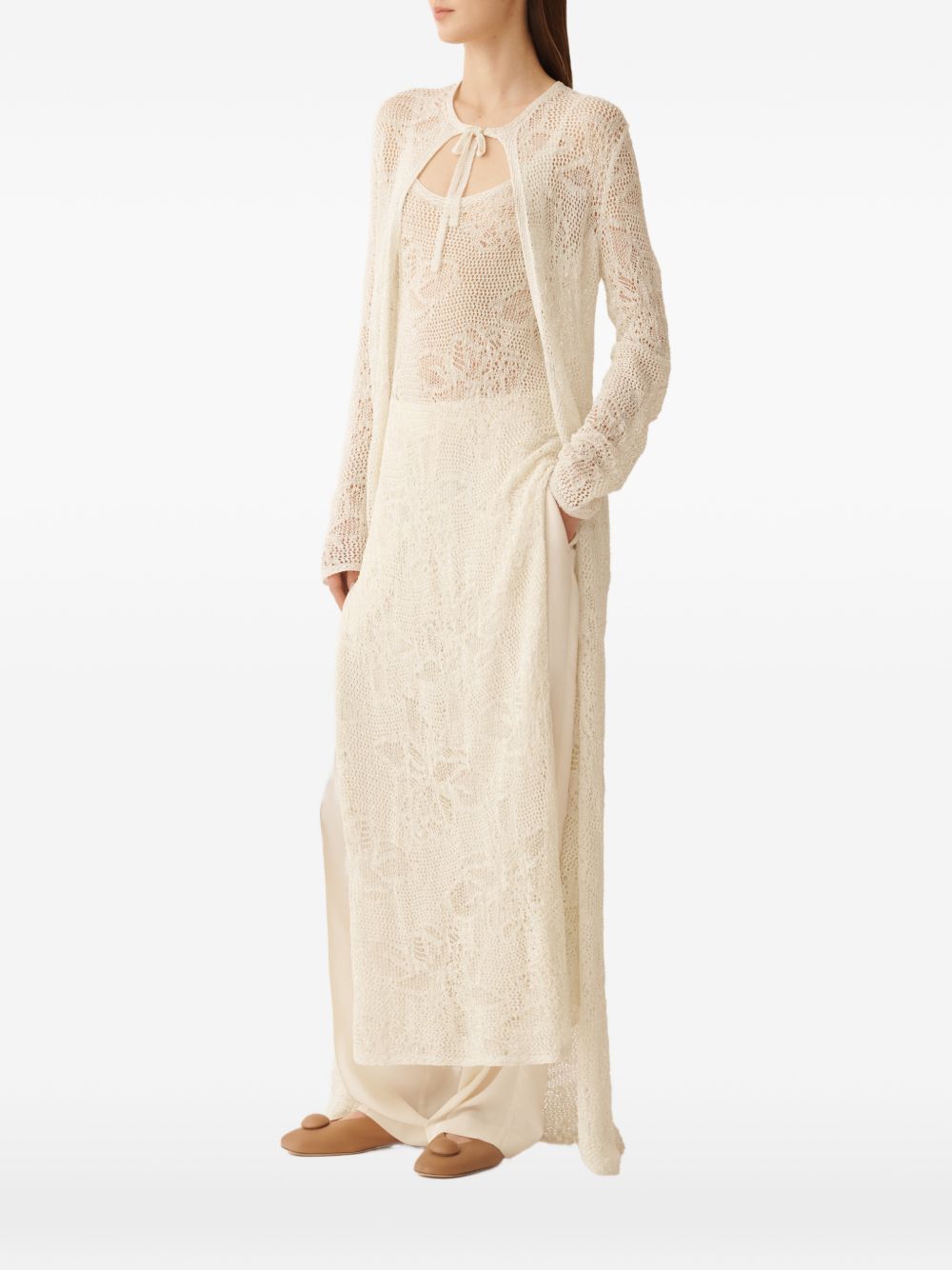 Fabiana Filippi Women's Crochet Midi Dress