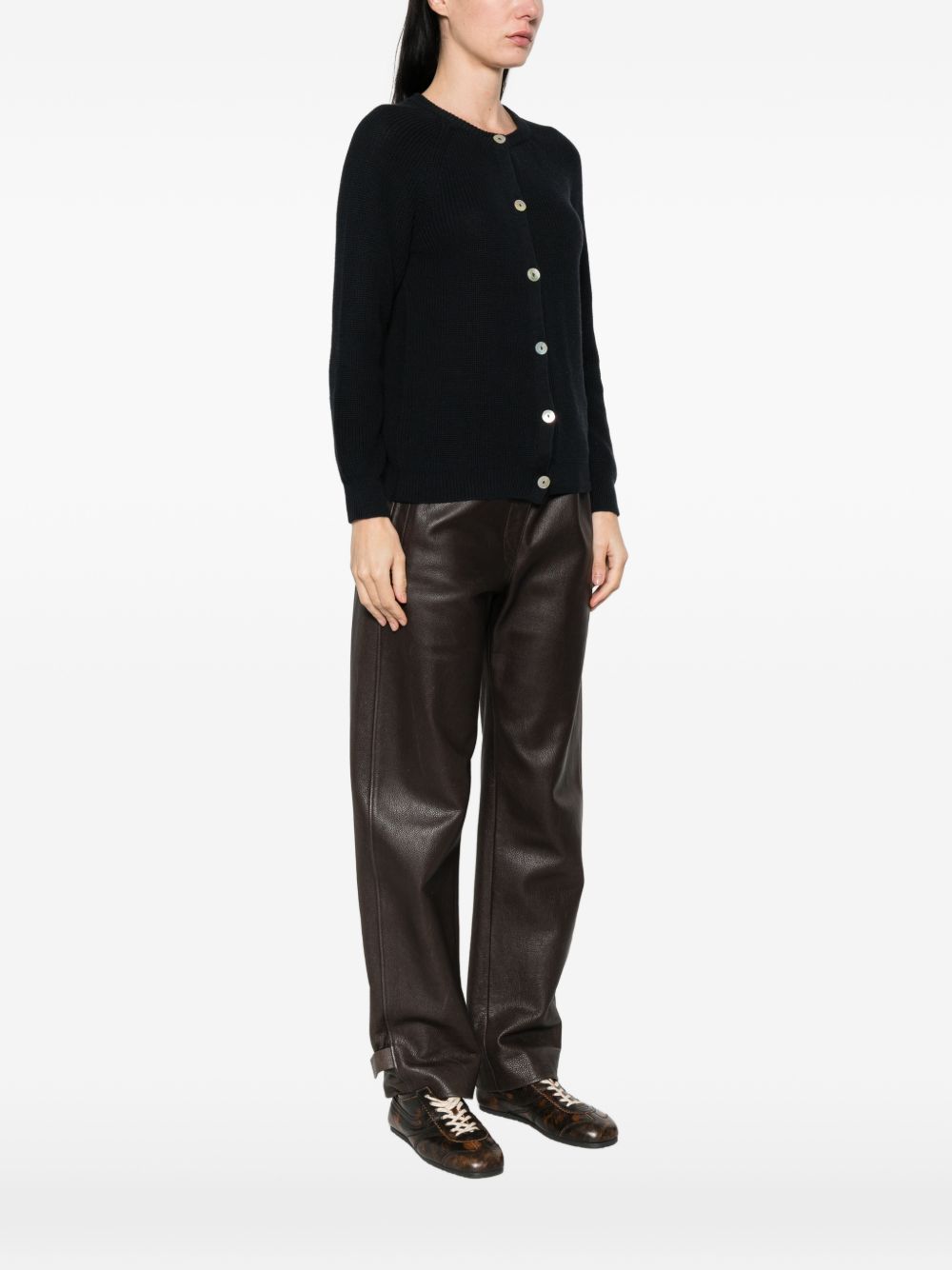 Beyou Women's Cotton And Cashmere Cardigan