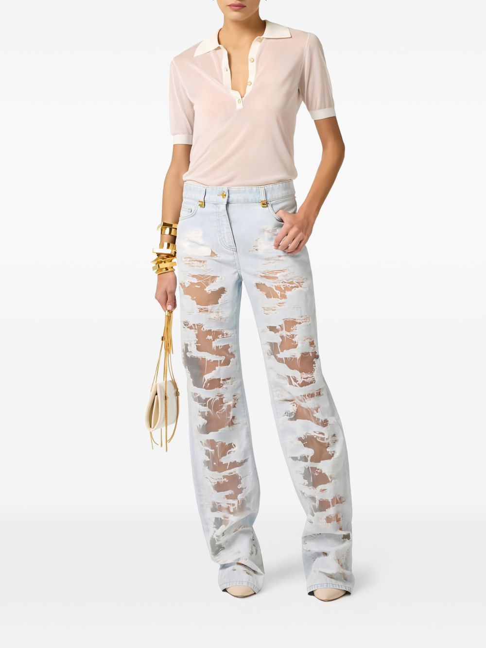 Elisabetta Franchi Women's Denim Cotton Jeans