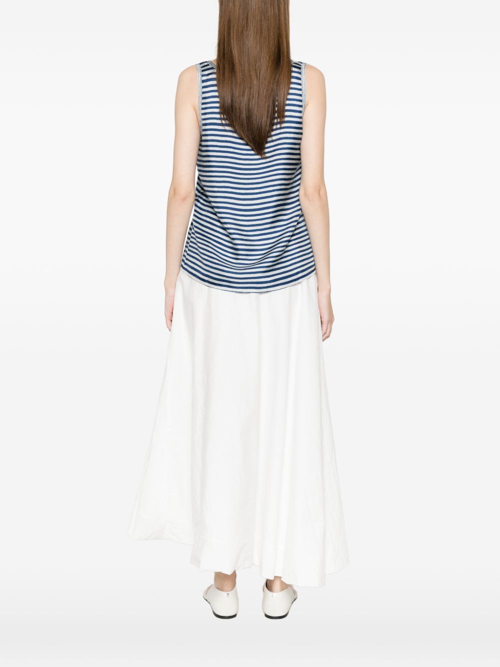 Pierre Louis Mascia Women's Striped Silk Top