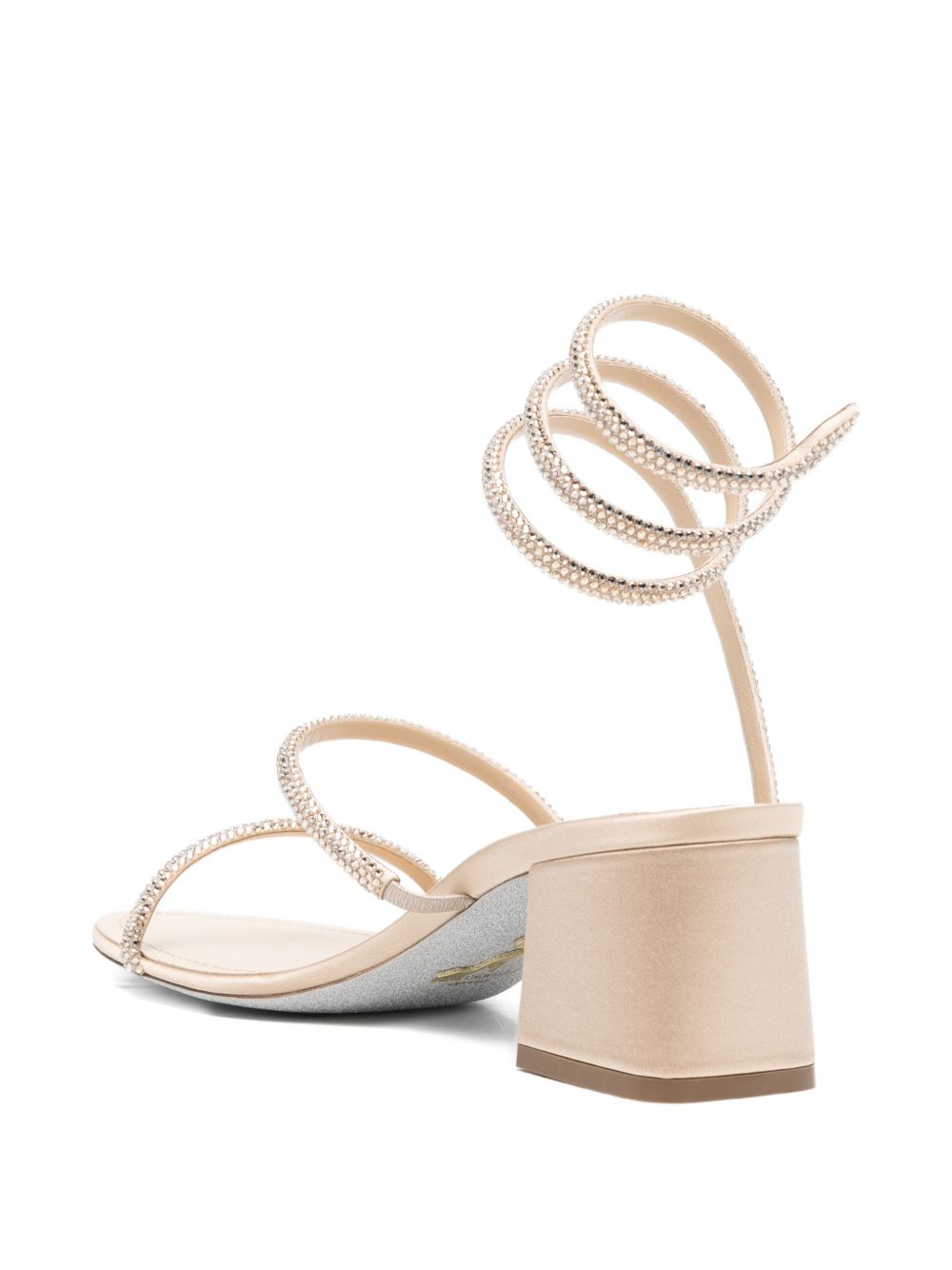 Renã© Caovilla Cleo Satin Sandals