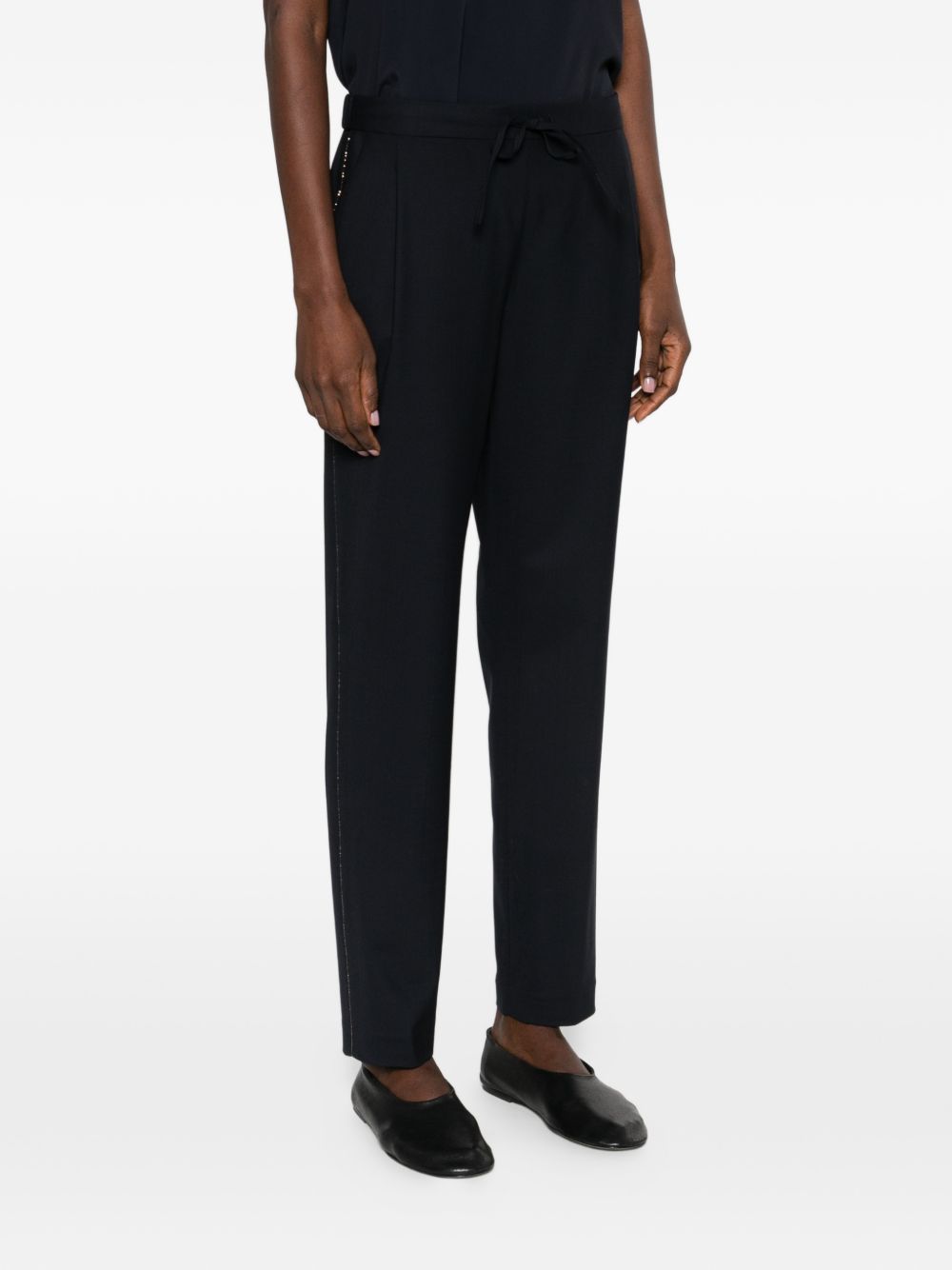 Fabiana Filippi Women's Wool Drawstring Trousers
