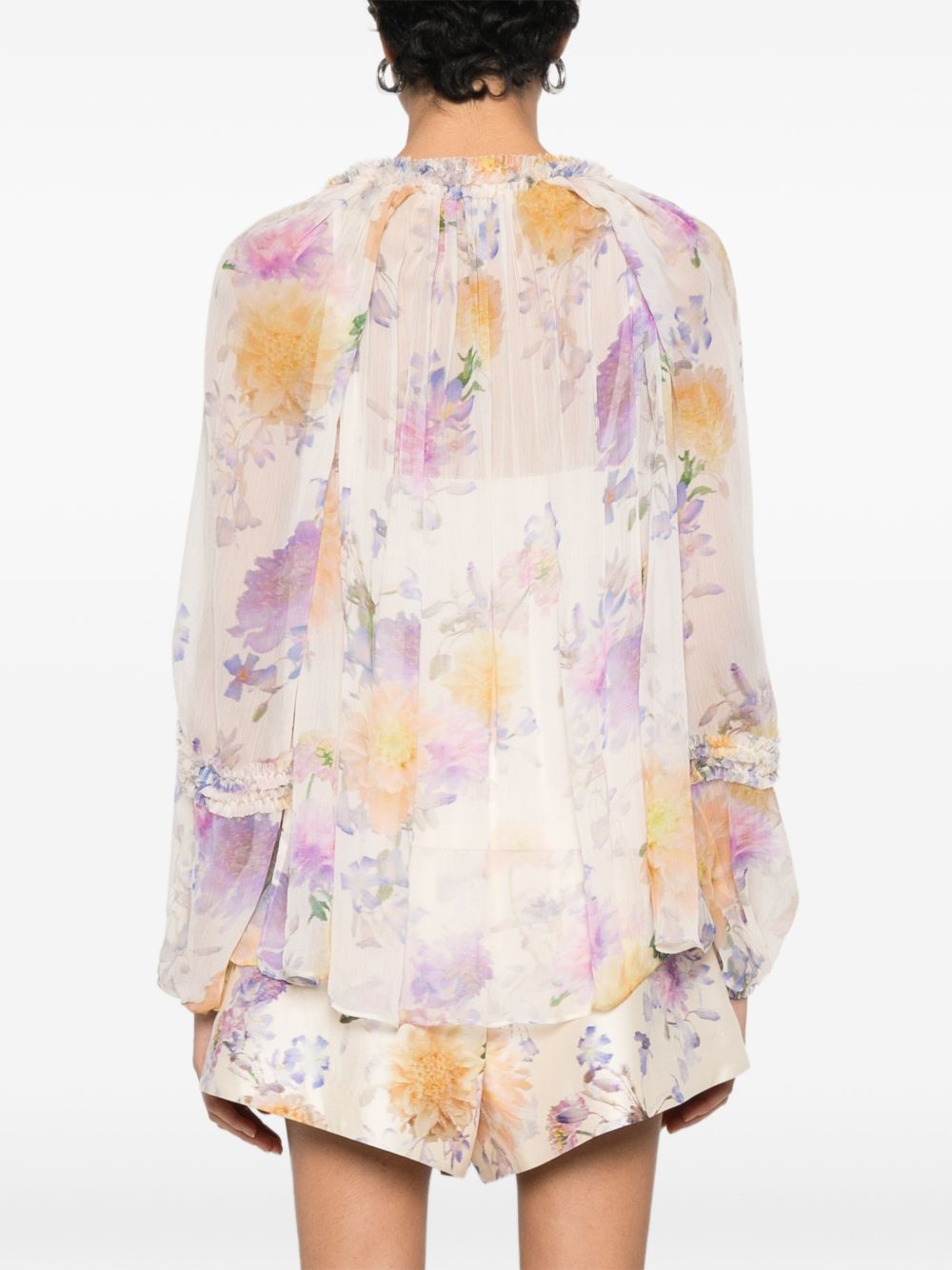 Zimmermann Women's Luna Printed Blouse