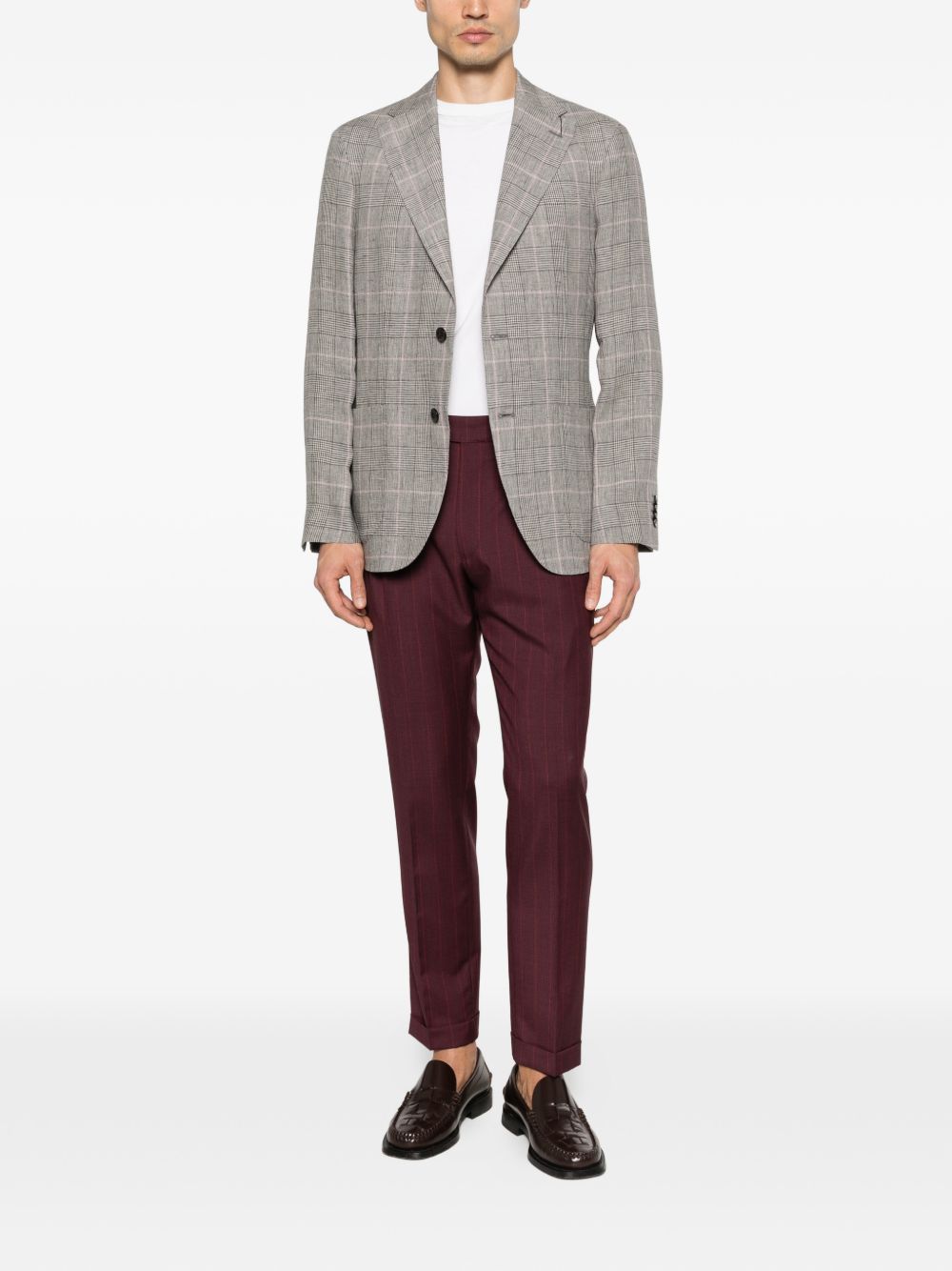 Boglioli Men's Line Double-Breasted Jacket