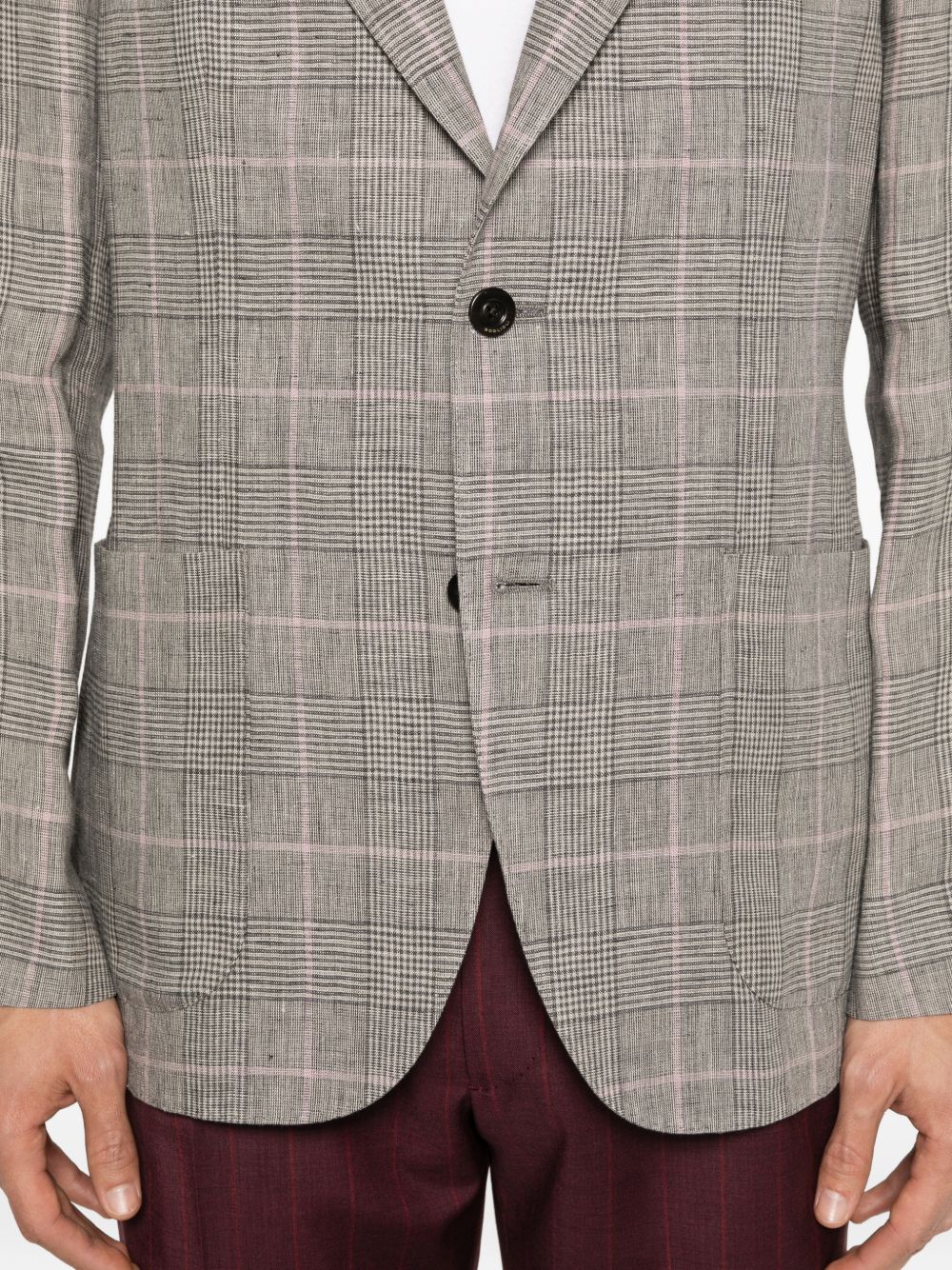 Boglioli Men's Line Double-Breasted Jacket