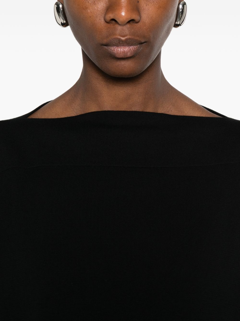 Daniela Gregis Women's Cotton Boat-Neck Sweater