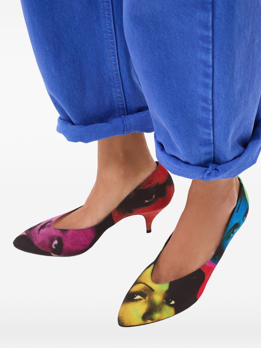 Versace Women's Printed Pumps