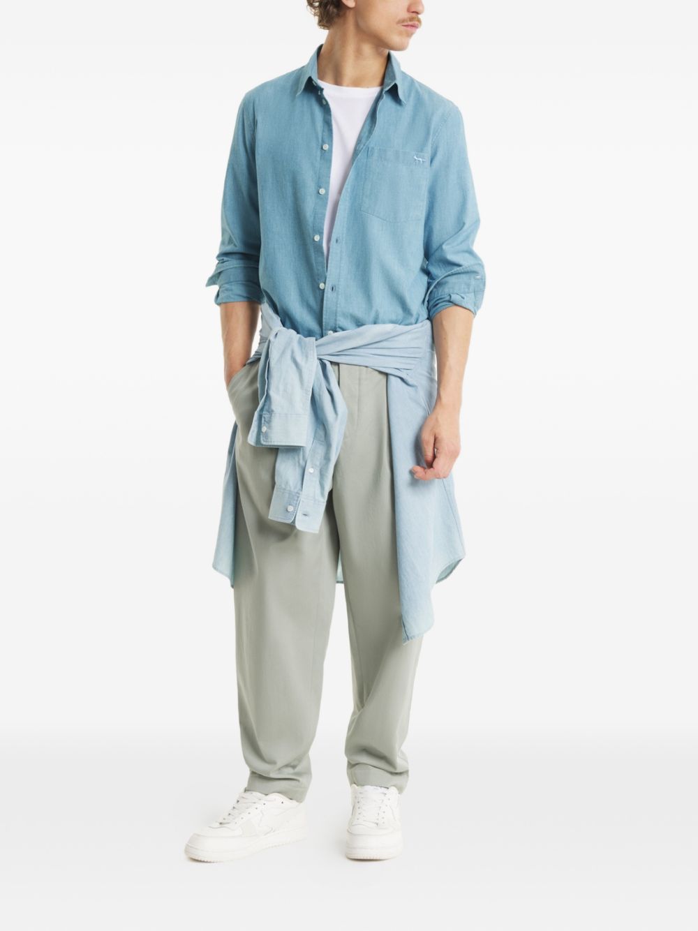 Maison Kitsunã© Profile Fox Cotton Shirt