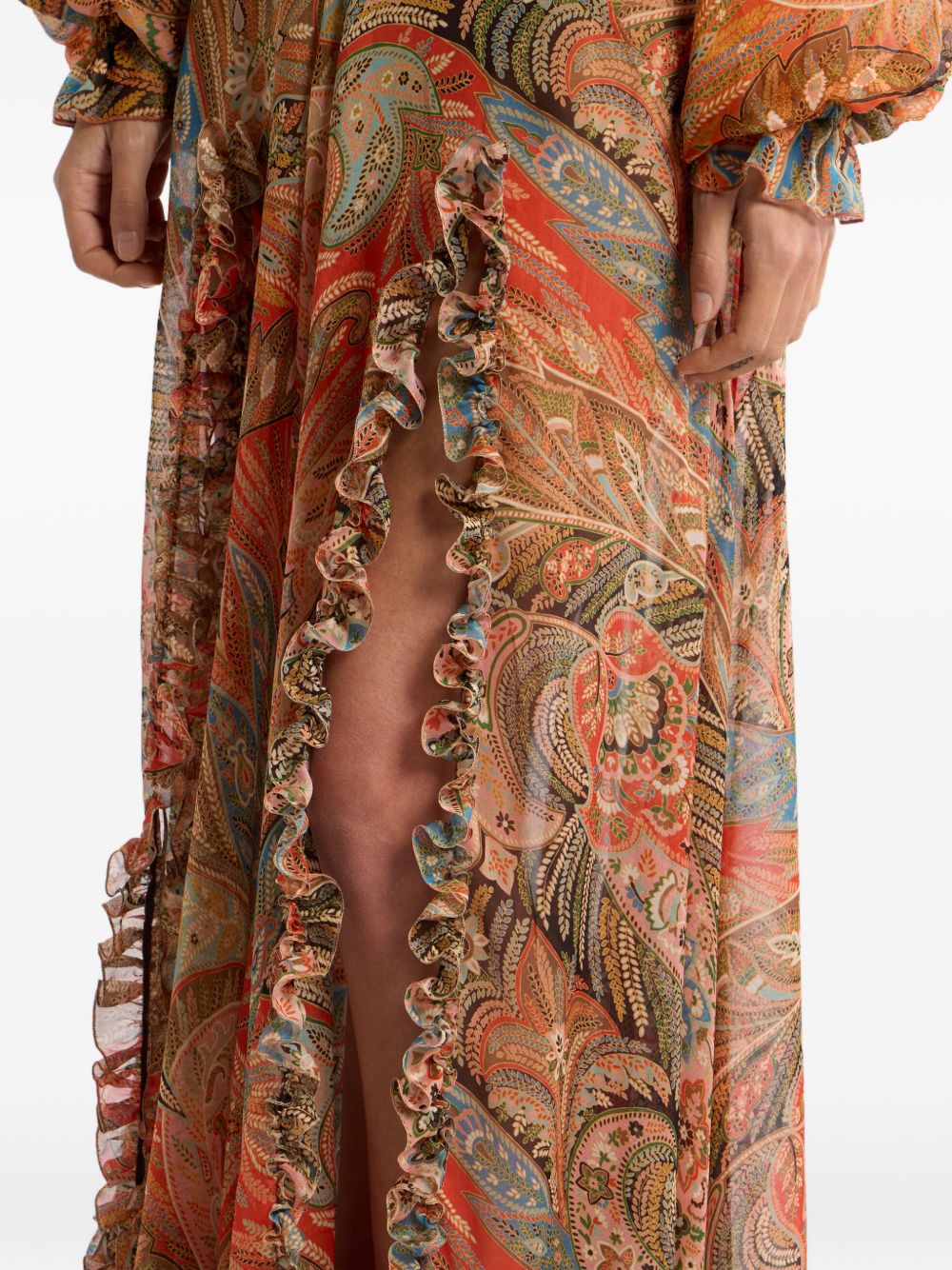Etro Women's Printed Long Skirt