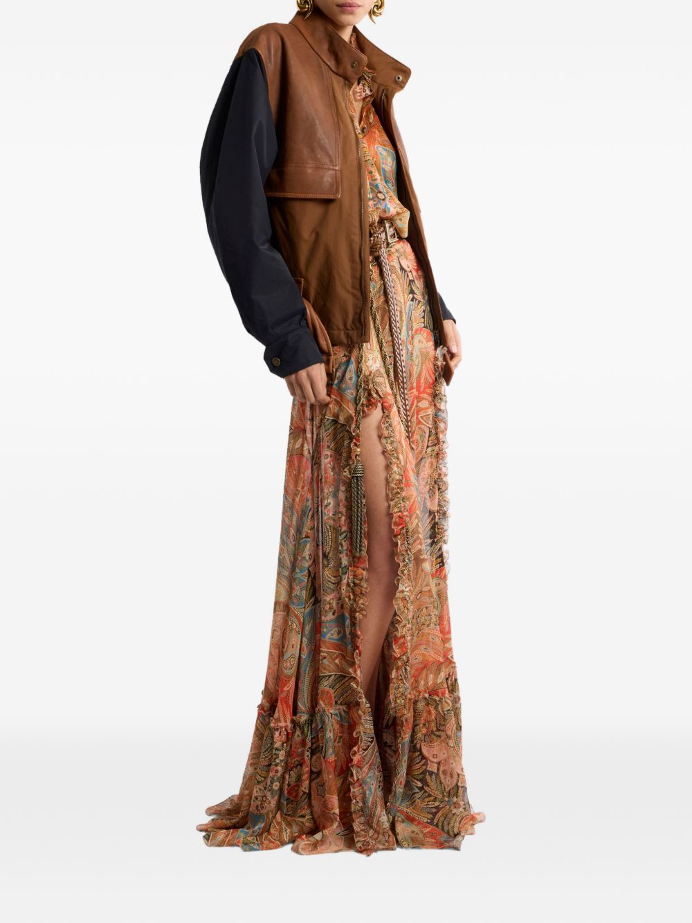 Etro Women's Printed Long Skirt
