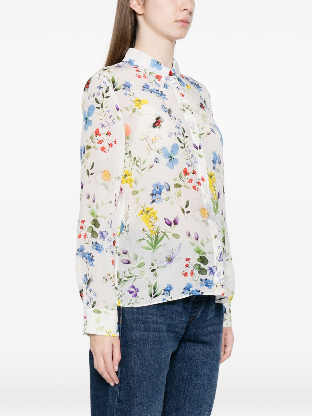 Alice + Olivia Women's Willa Printed Blouse