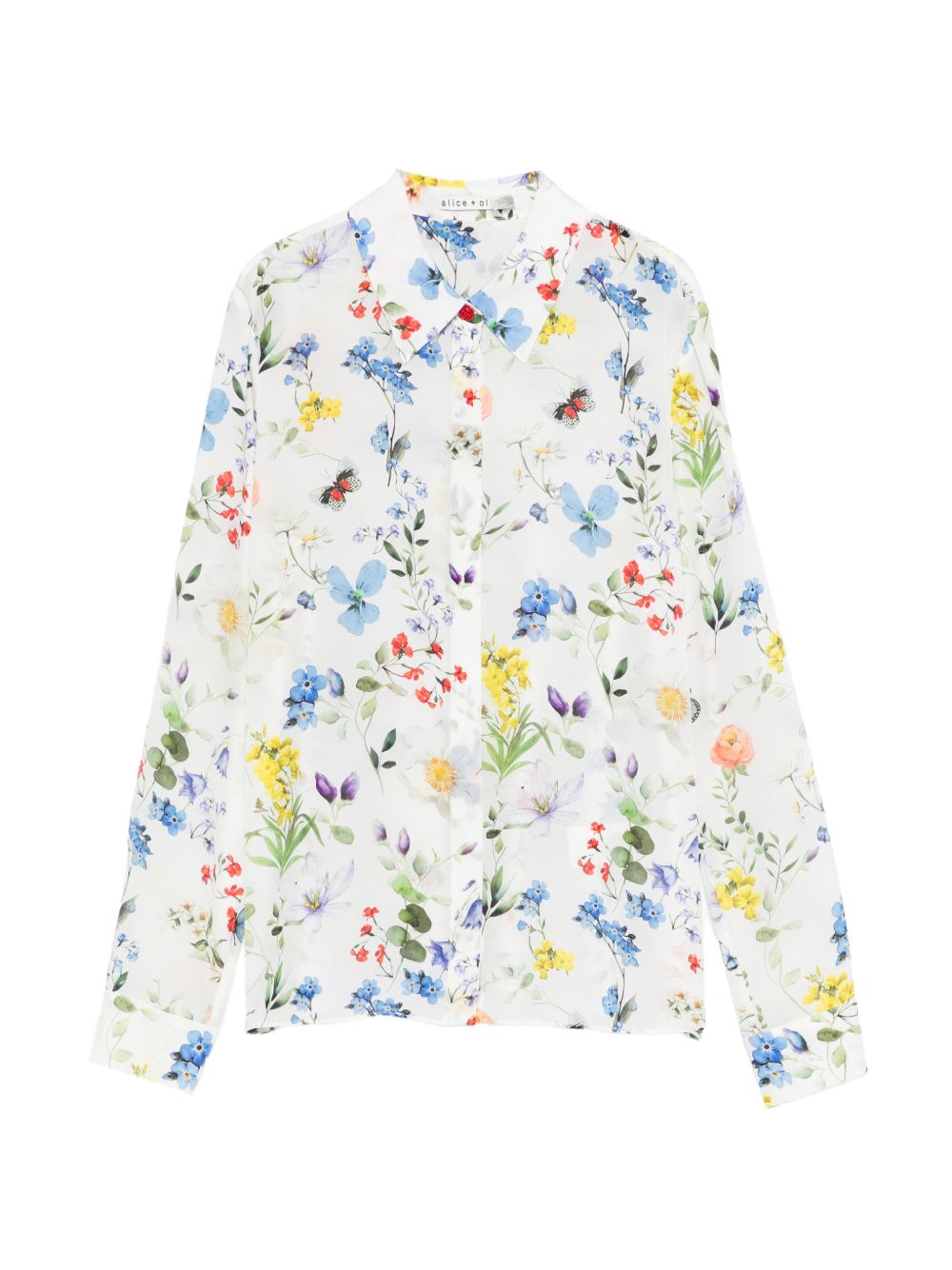 Alice + Olivia Women's Willa Printed Blouse