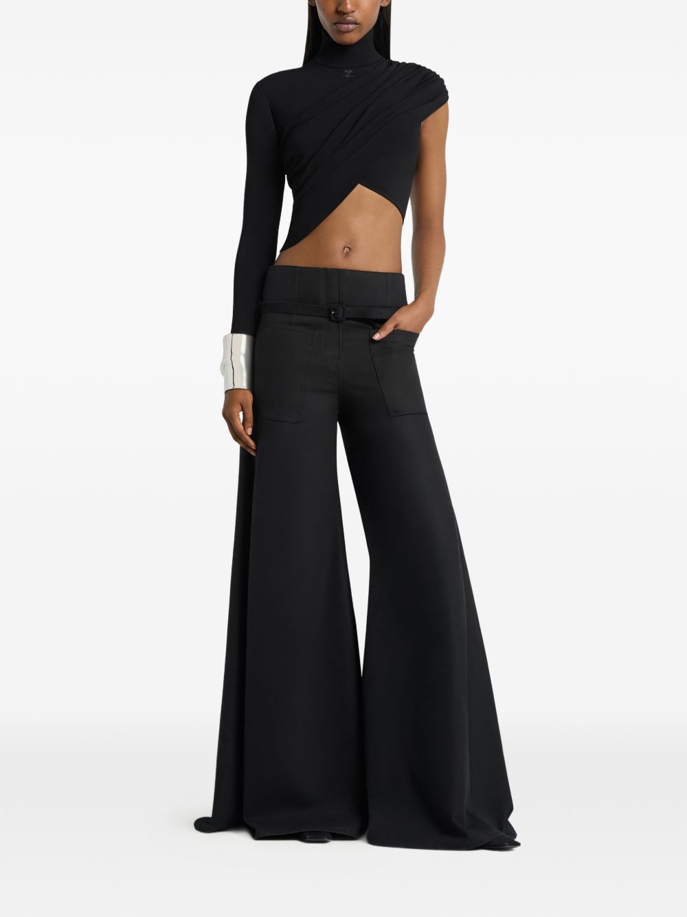 Courreges Women's Asymmetric Top