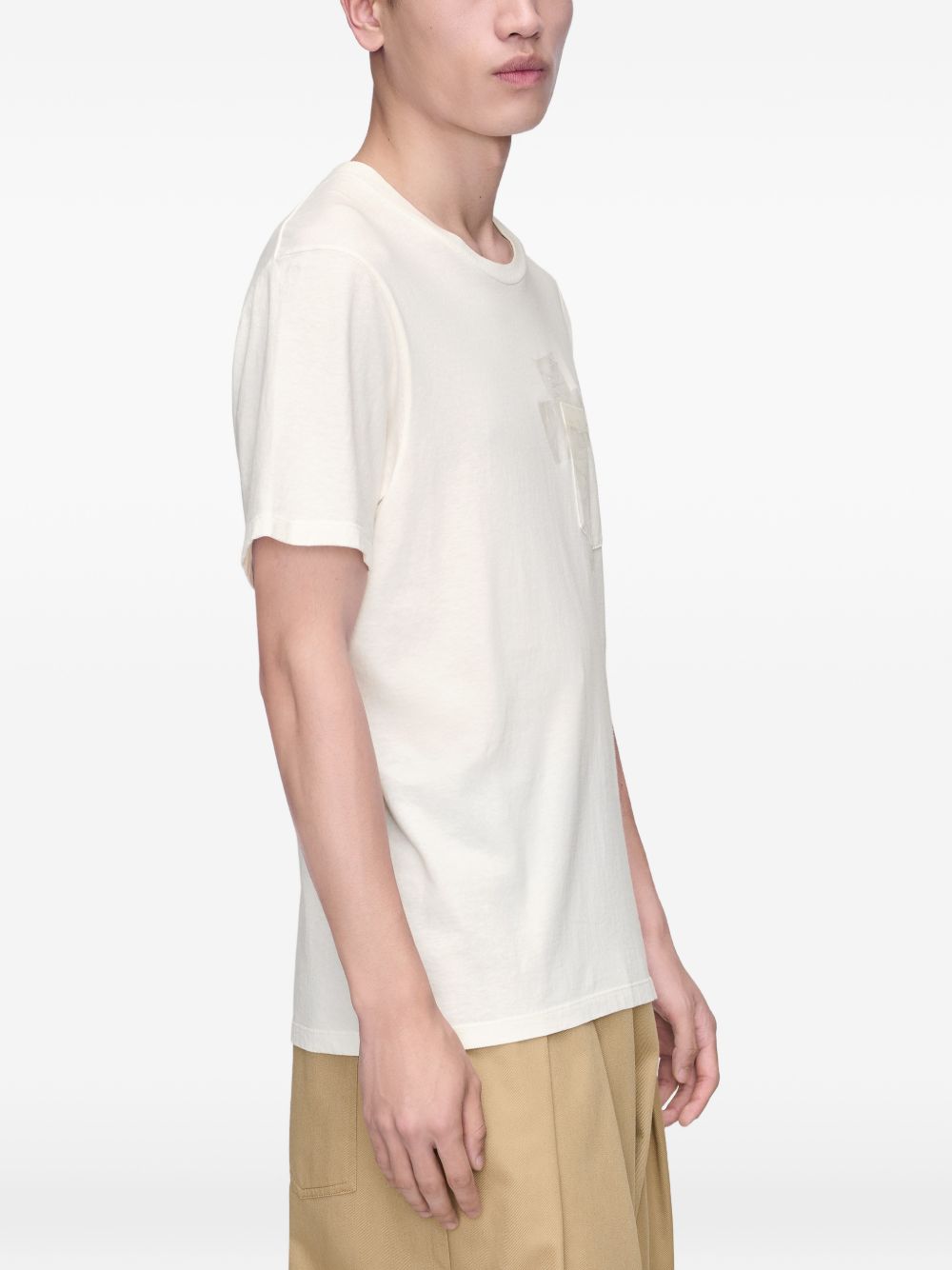 Maison Margiela Men's Taped Cotton T-Shirt