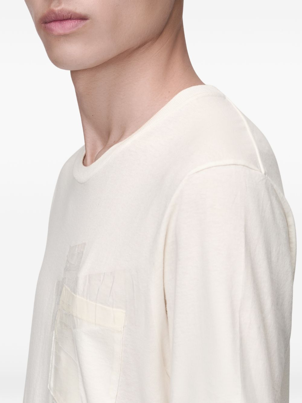 Maison Margiela Men's Taped Cotton T-Shirt