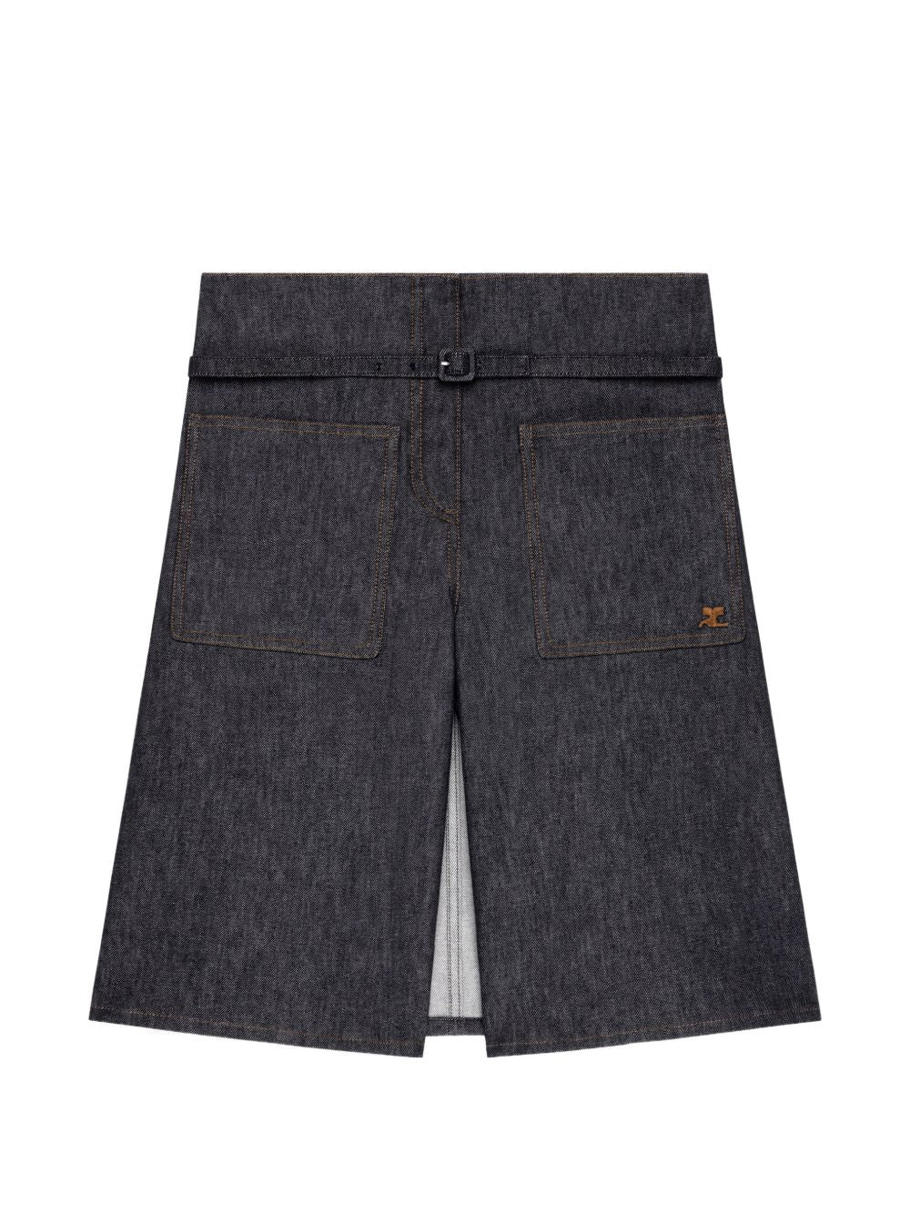 Courreges Women's Denim Shorts