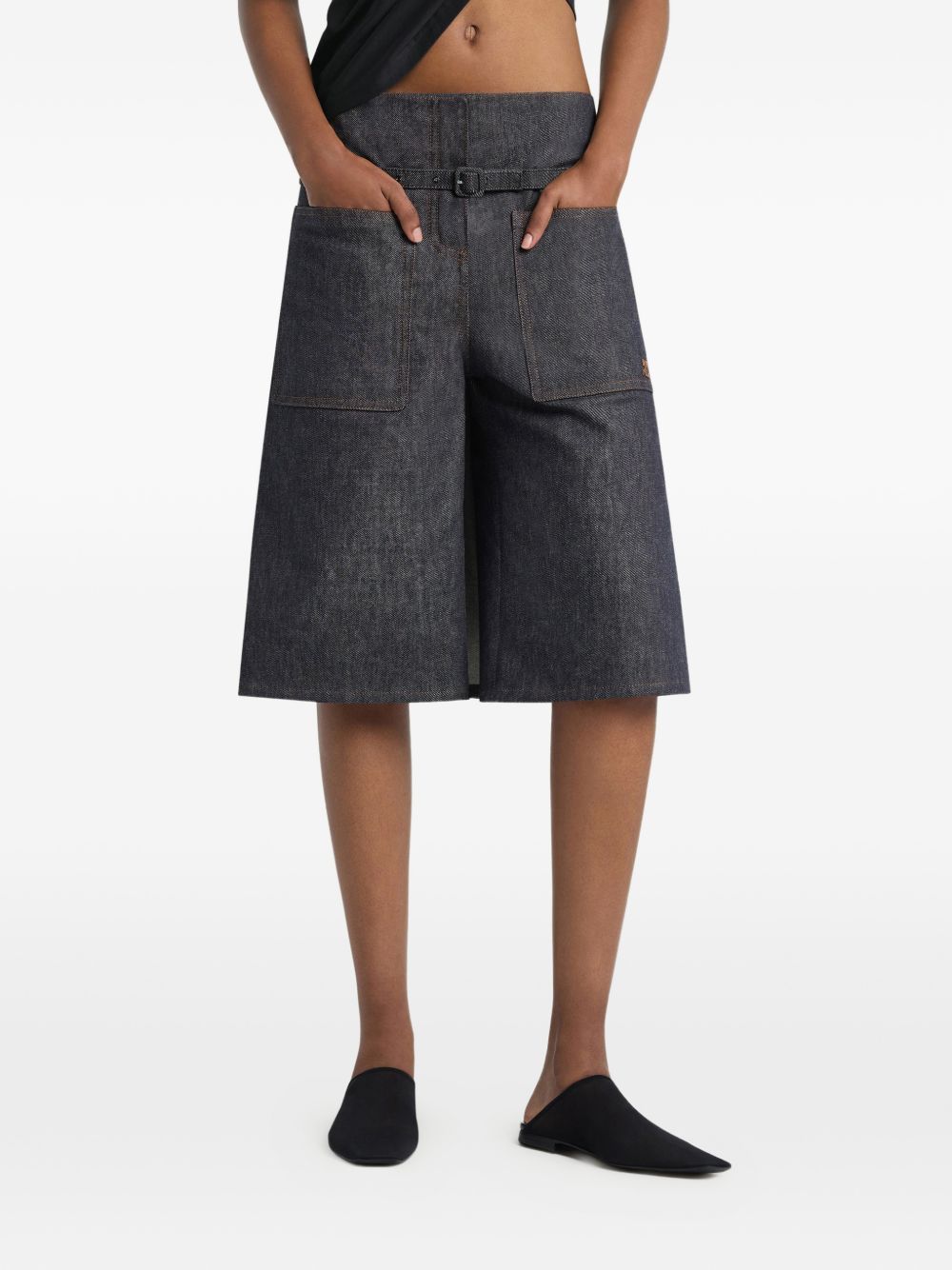 Courreges Women's Denim Shorts