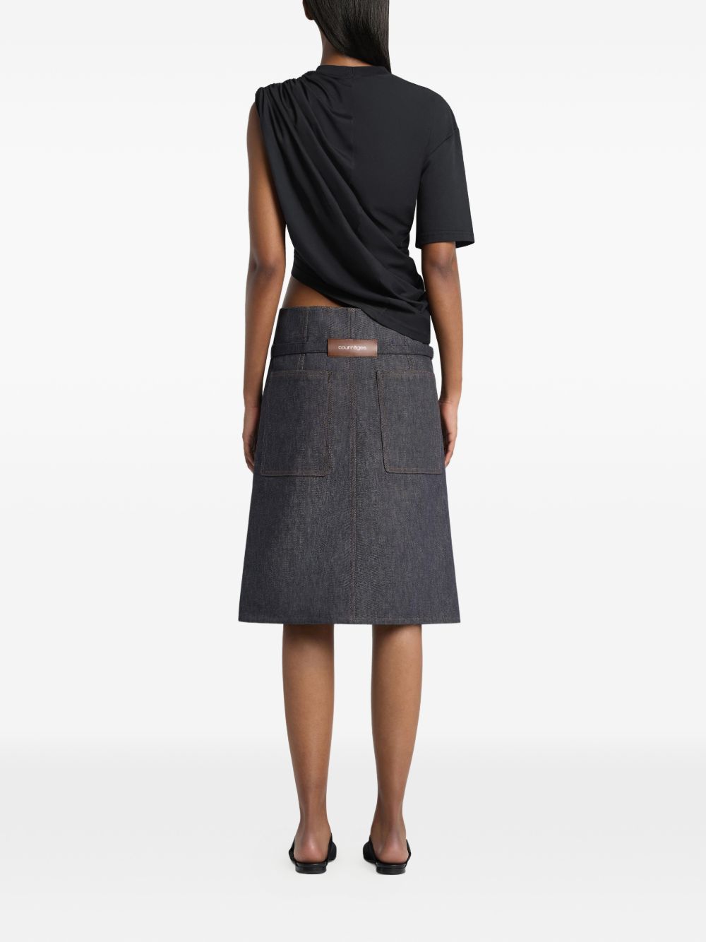 Courreges Women's Denim Shorts