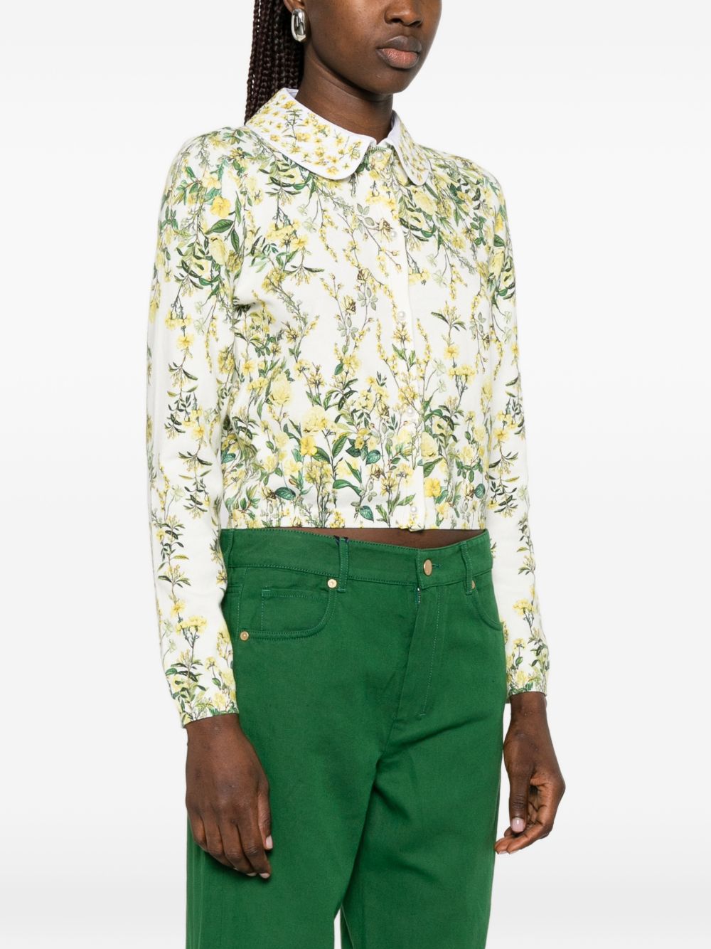 Alice + Olivia Women's Carson Printed Cardigan