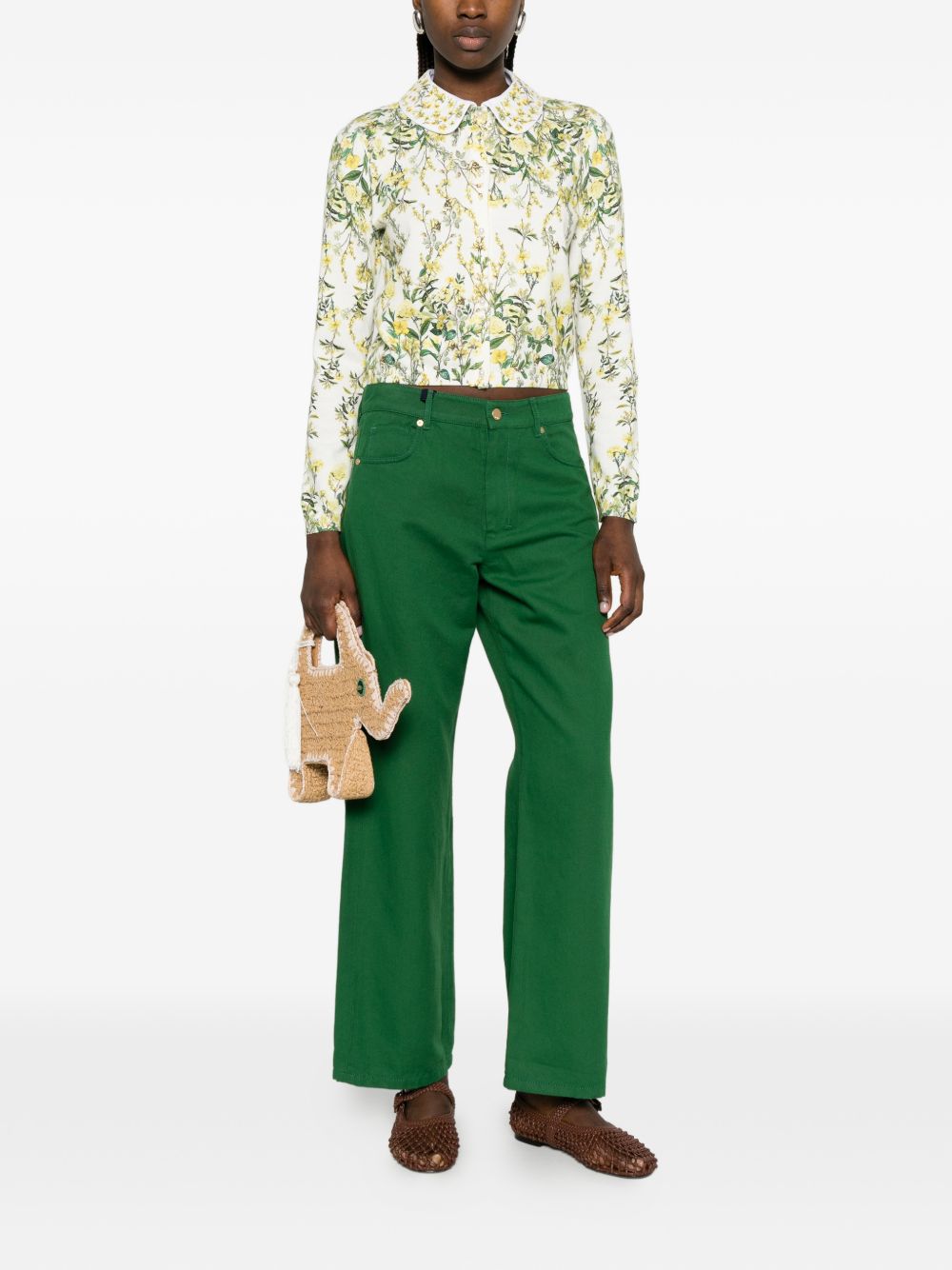 Alice + Olivia Women's Carson Printed Cardigan