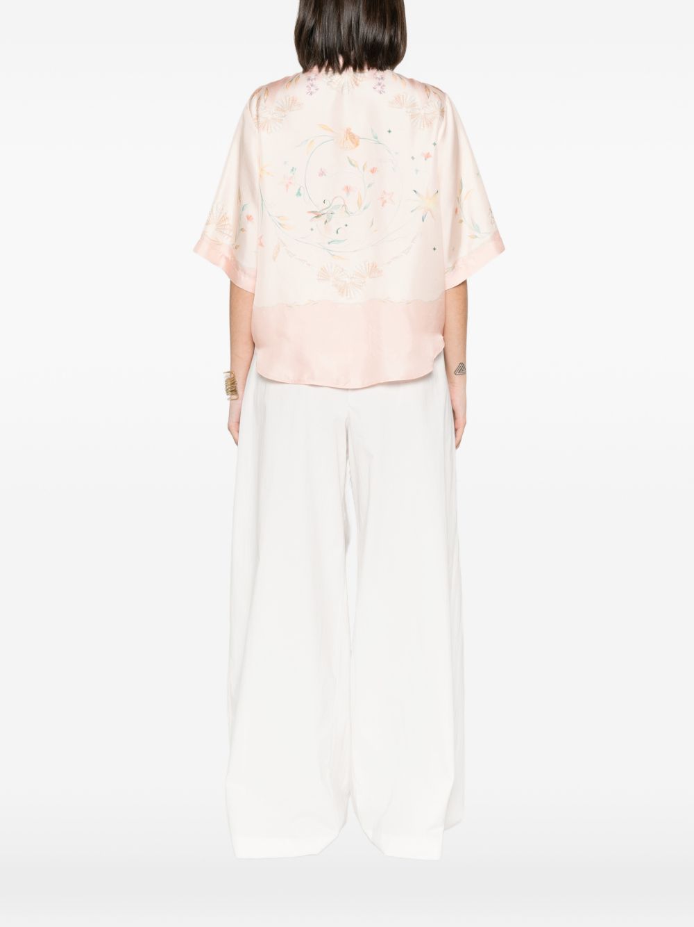 Forte Forte Women's Printed Silk Shirt