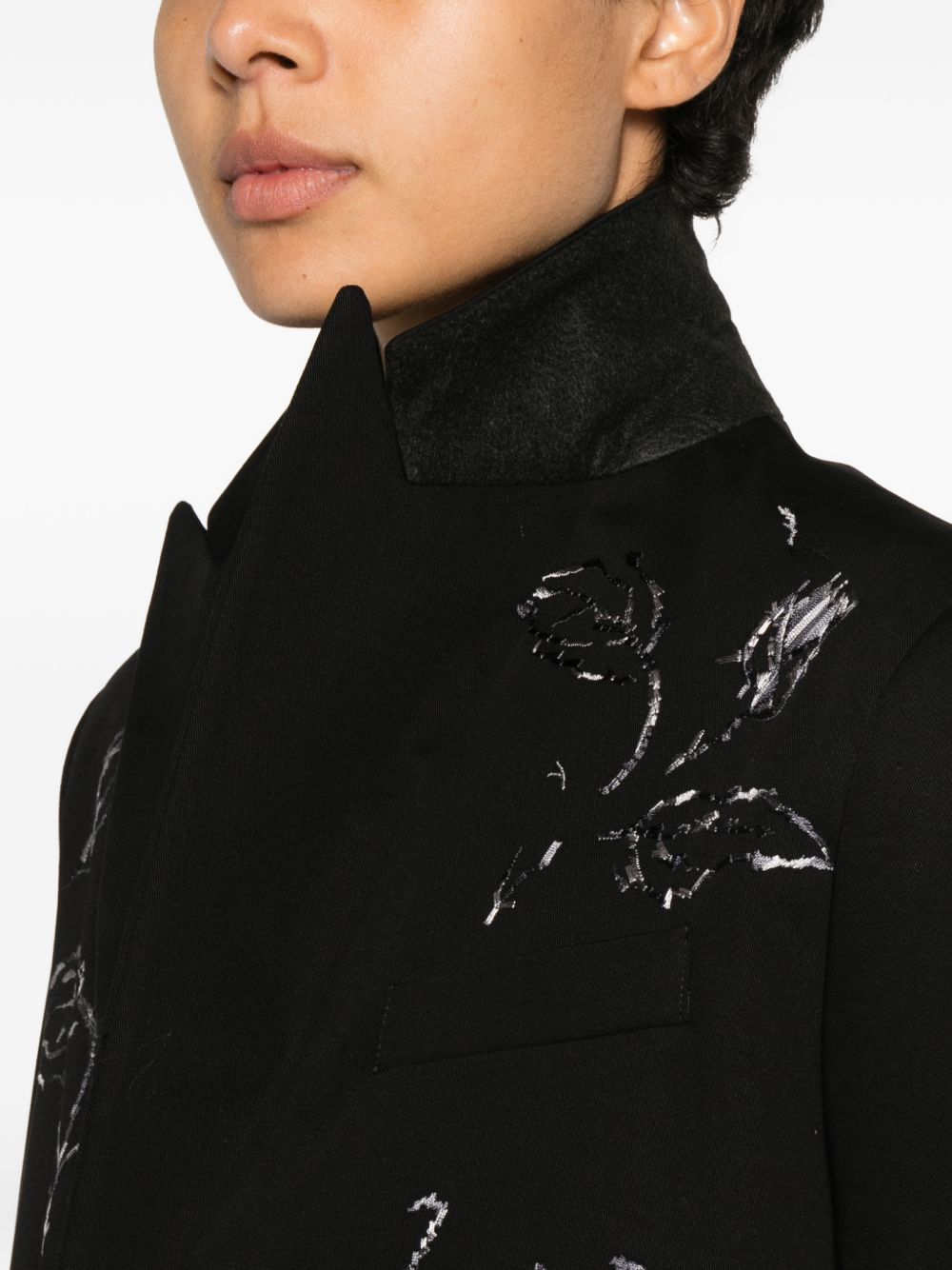 Hippy Realisti Women's Cotton Single-Breasted Blazer Jacket