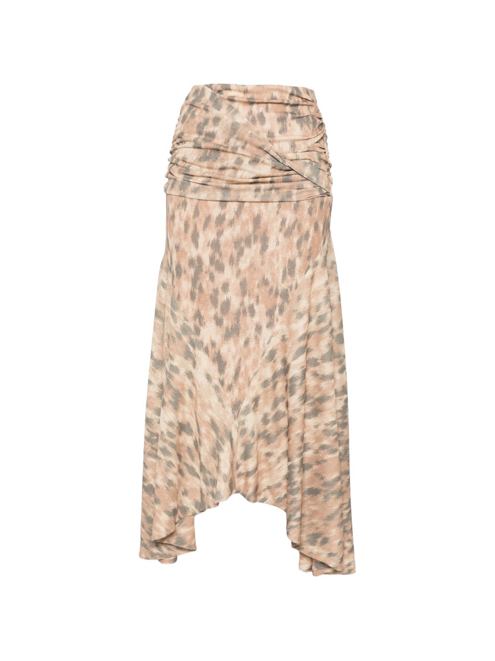 Ganni Women's Printed Cotton Skirt