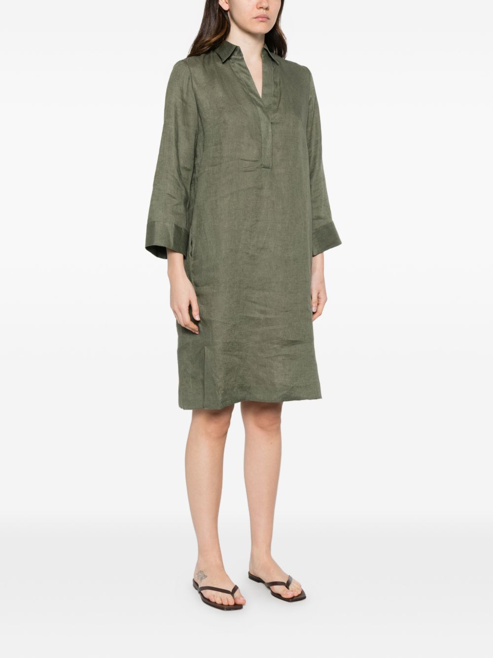 Archivio '67 Women's Linen Chemisier Dress