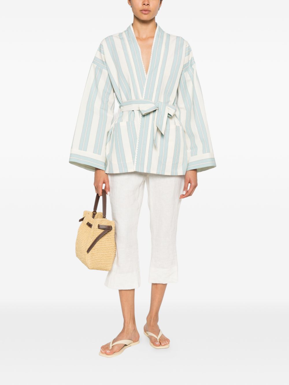 Forte Forte Women's Striped Kimono Jacket