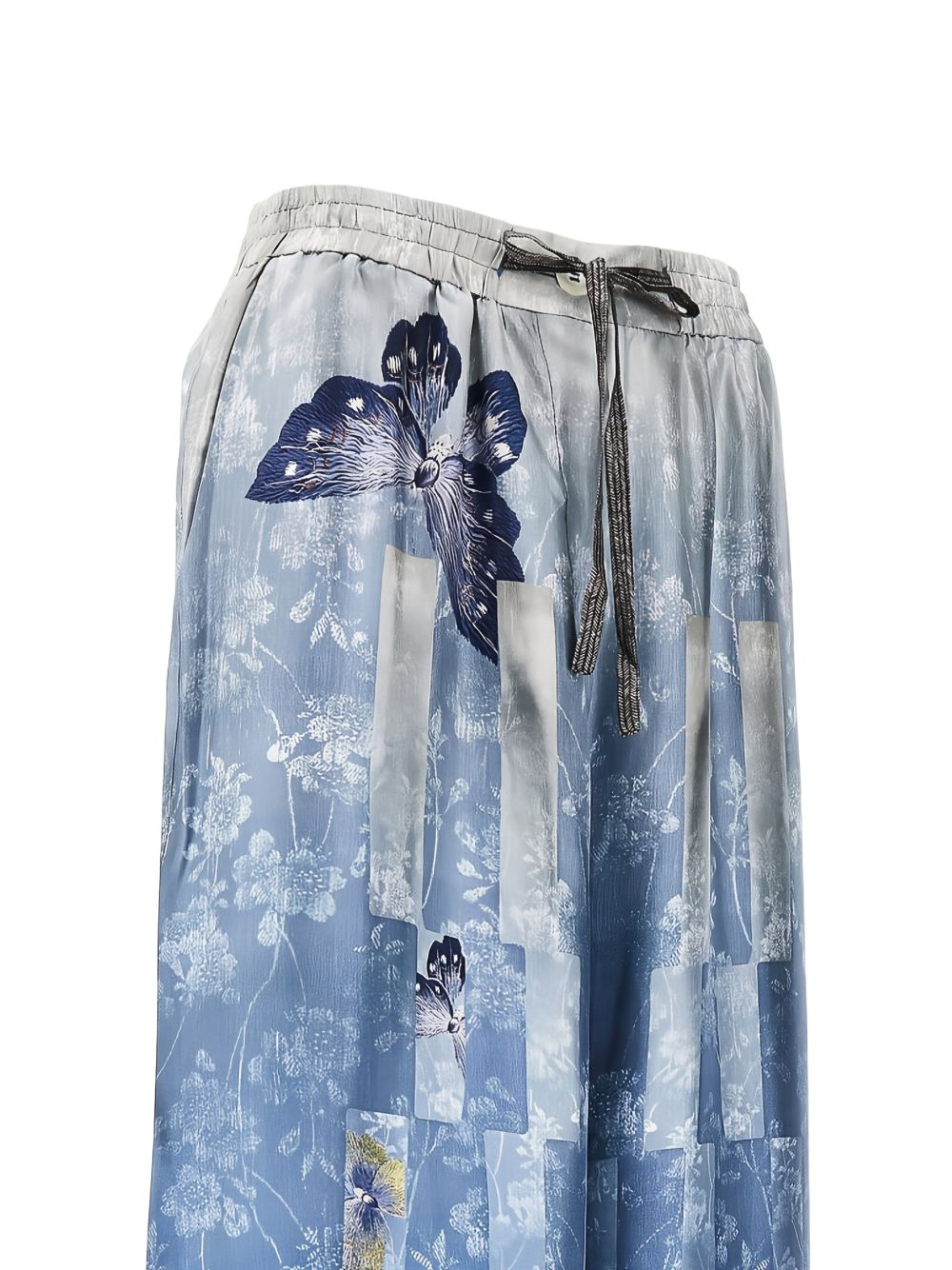 Pierre Louis Mascia Women's Printed Silk Trousers