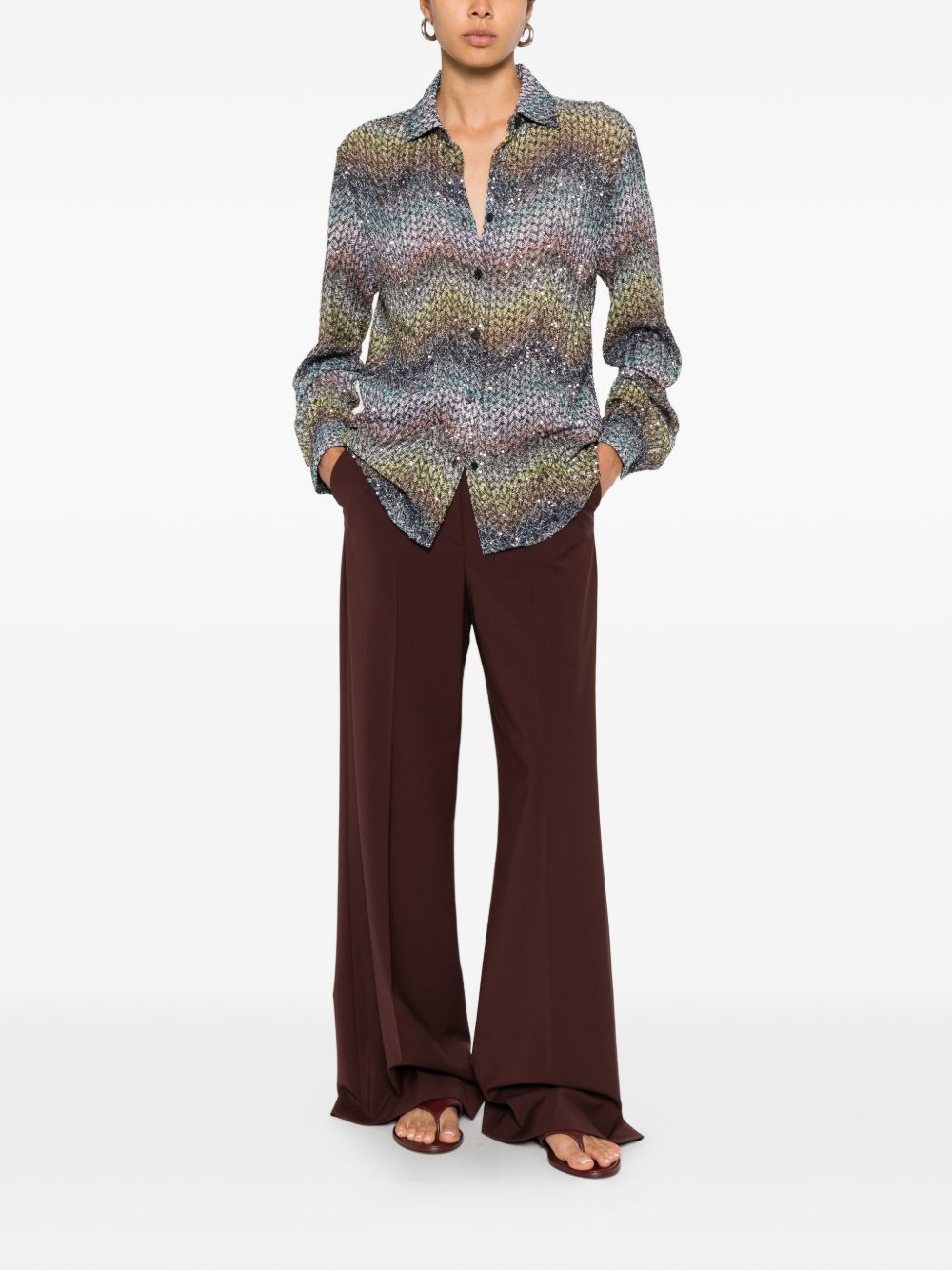 Missoni Women's Zig Zag Print Shirt