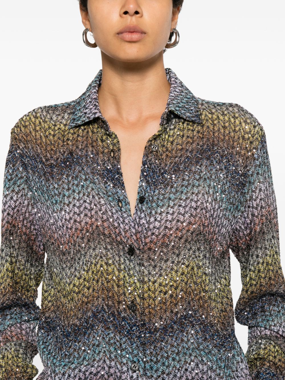 Missoni Women's Zig Zag Print Shirt