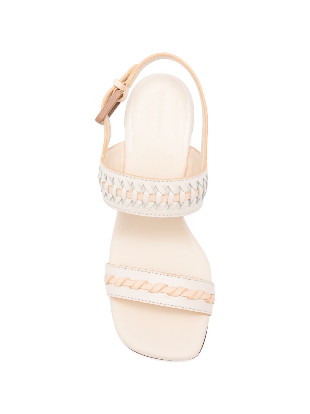 Zimmermann Women's Alchemy Leather Heel Sandals