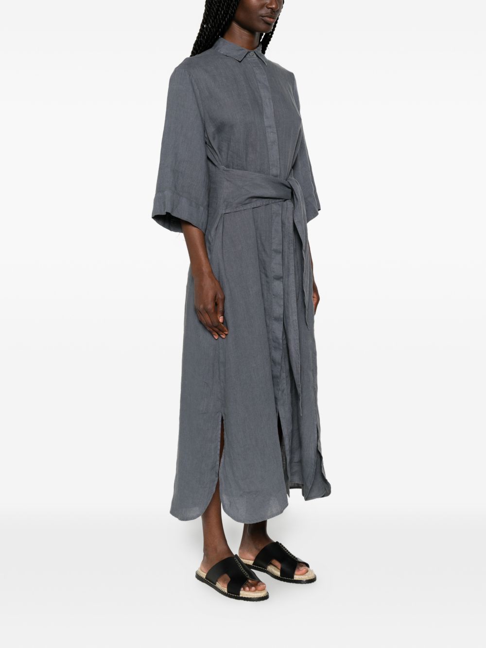 Archivio '67 Women's Linen Chemisier Dress