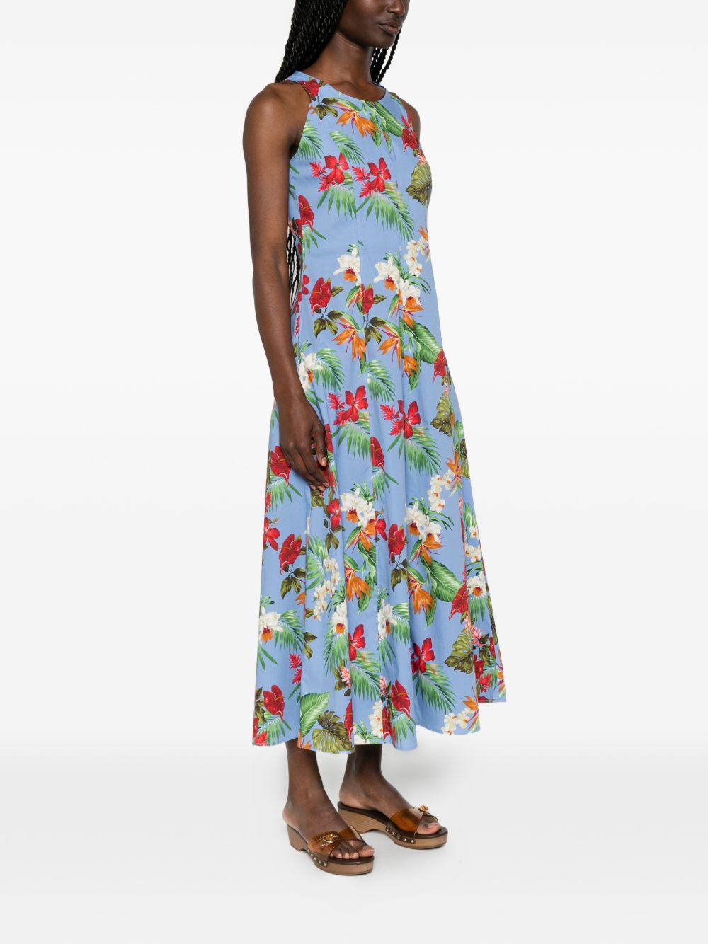Archivio '67 Women's Printed Cotton Midi Dress