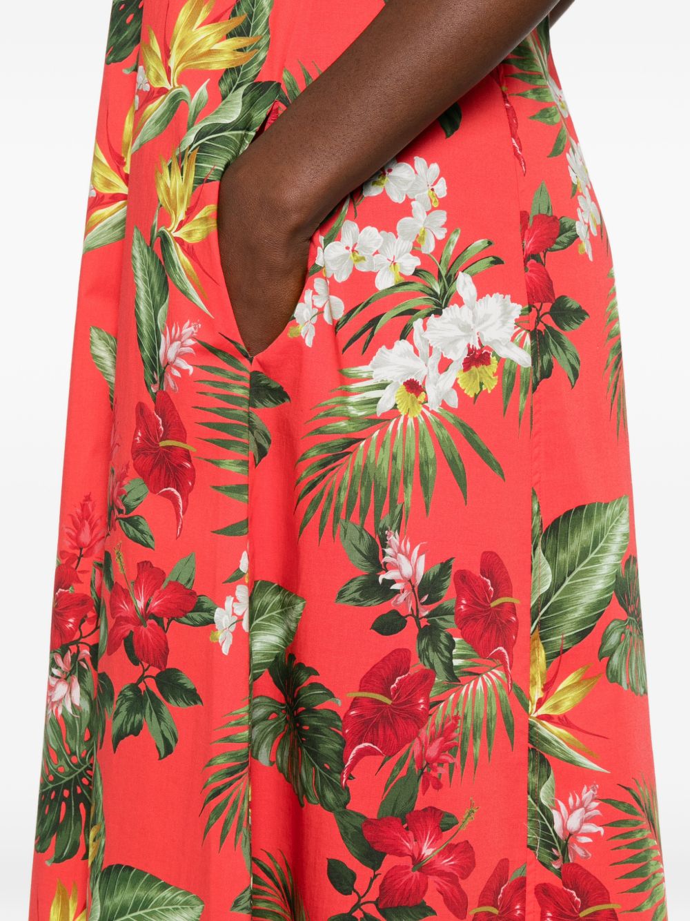Archivio '67 Women's A-Line Printed Cotton Midi Dress
