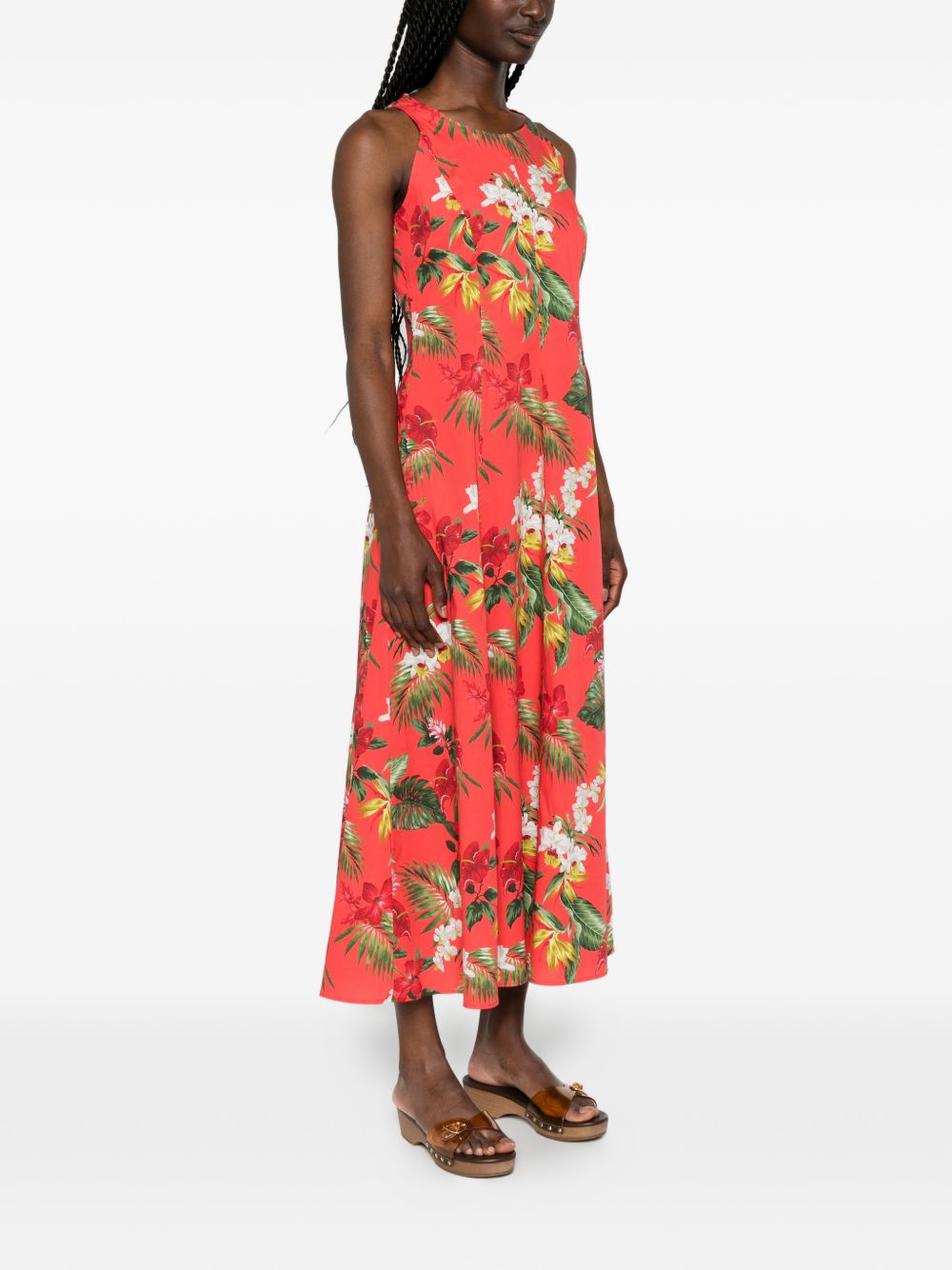 Archivio '67 Women's A-Line Printed Cotton Midi Dress
