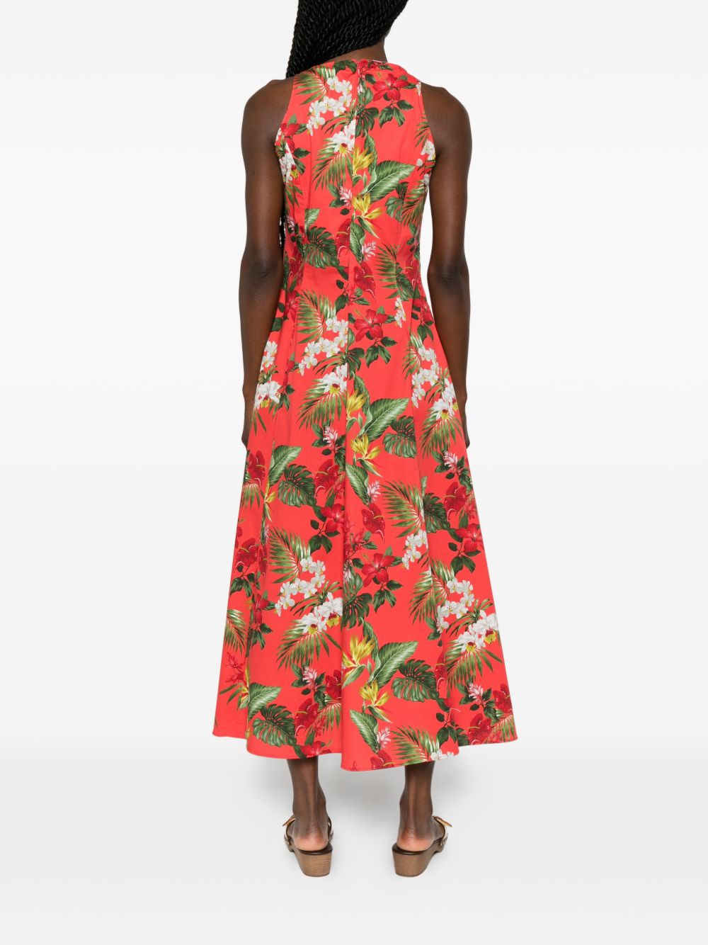 Archivio '67 Women's A-Line Printed Cotton Midi Dress